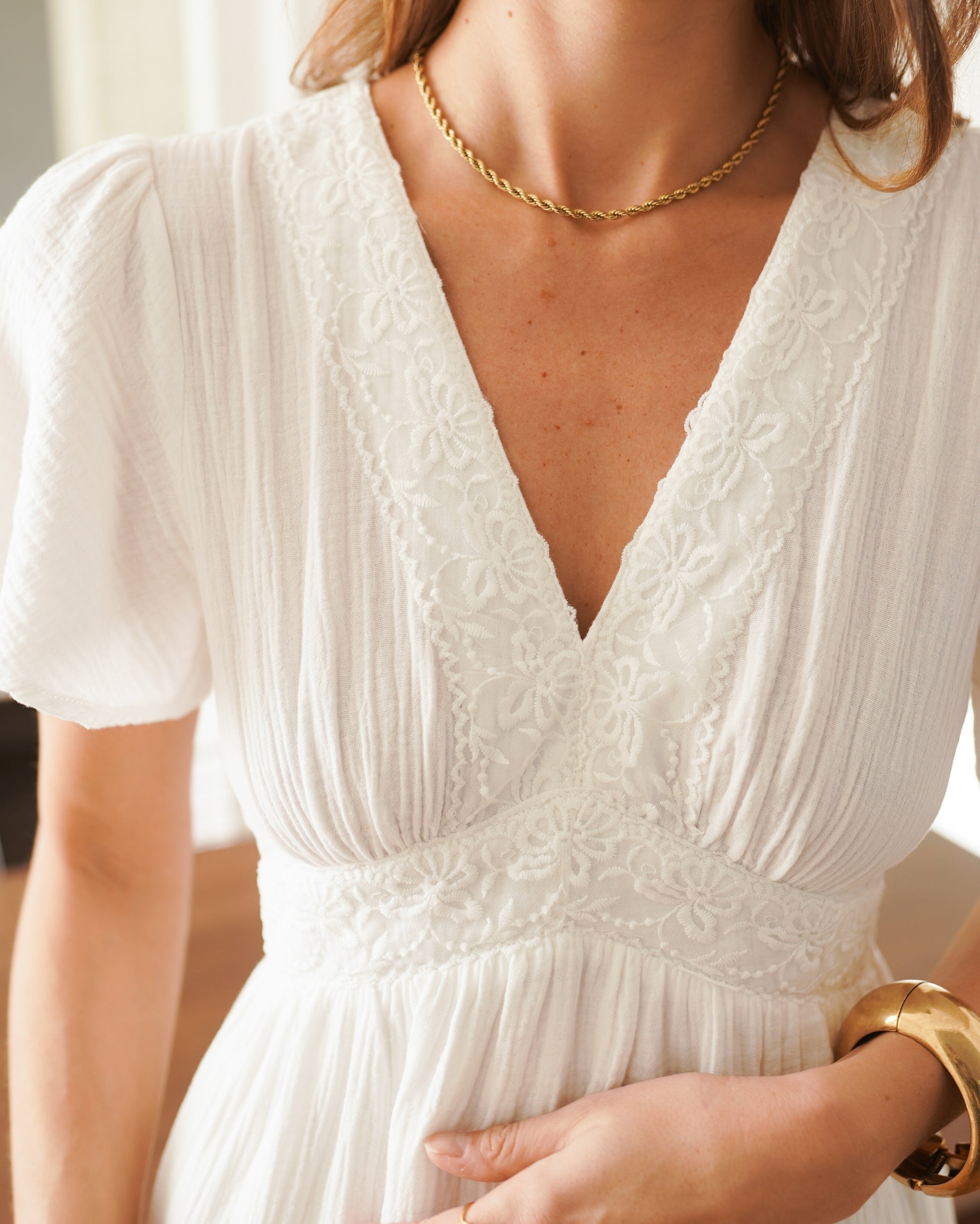 Camille Dress - White