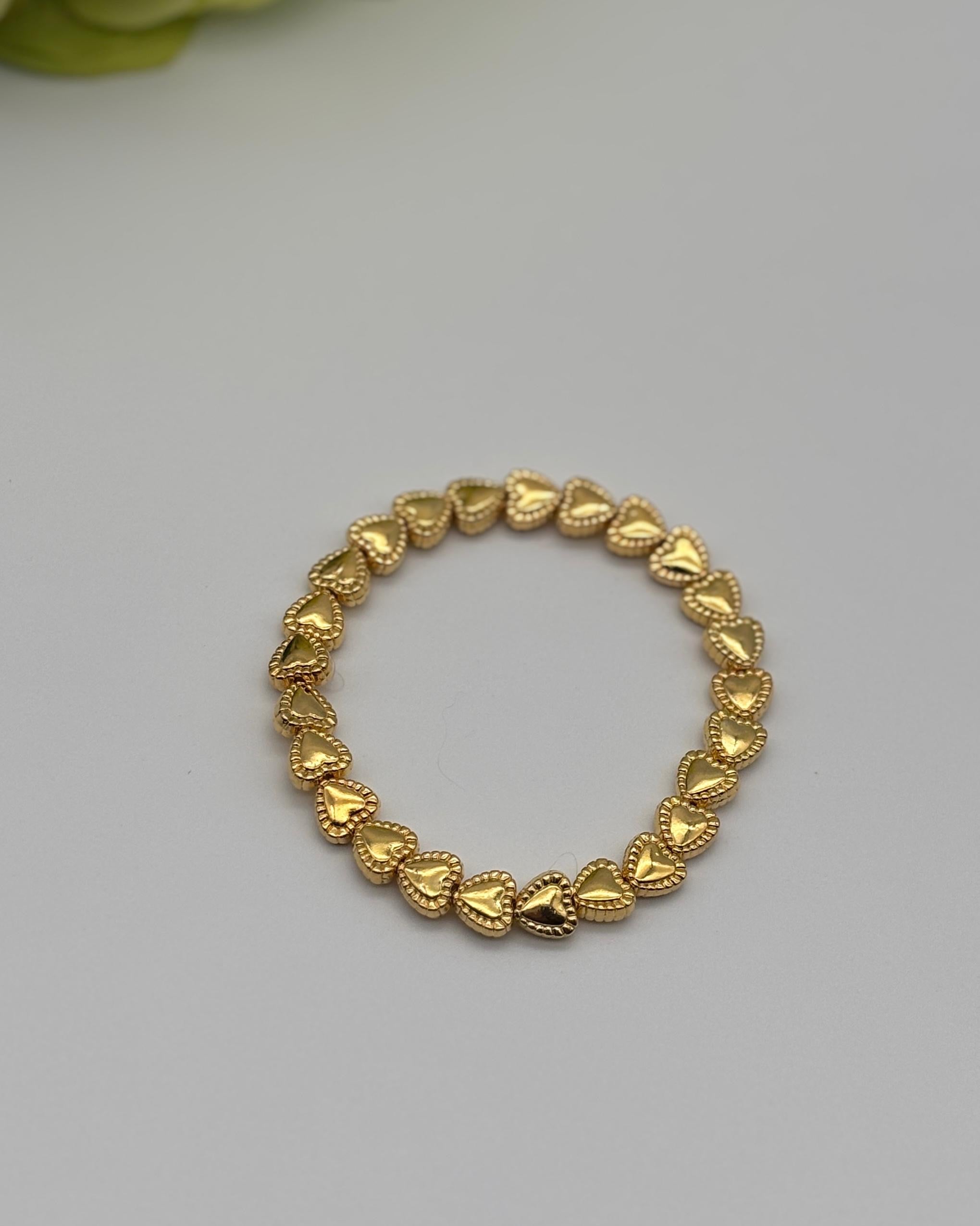 Annalise Gold Heart Bracelet