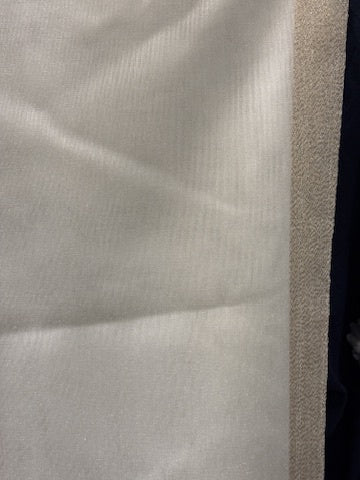 Cream With Gold Edge Scarf