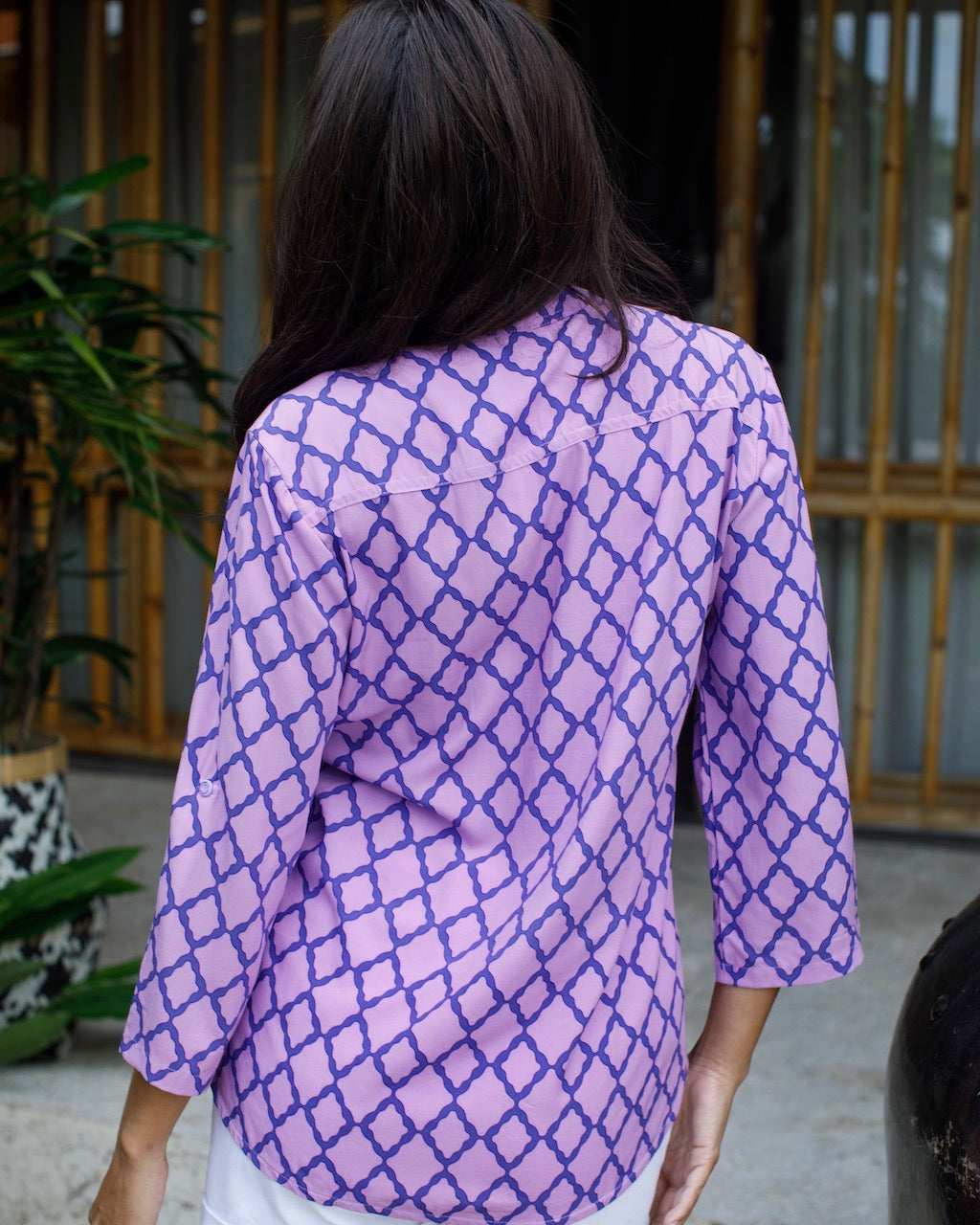 Carlie Top - Lavender/Liberty Blue Marquis