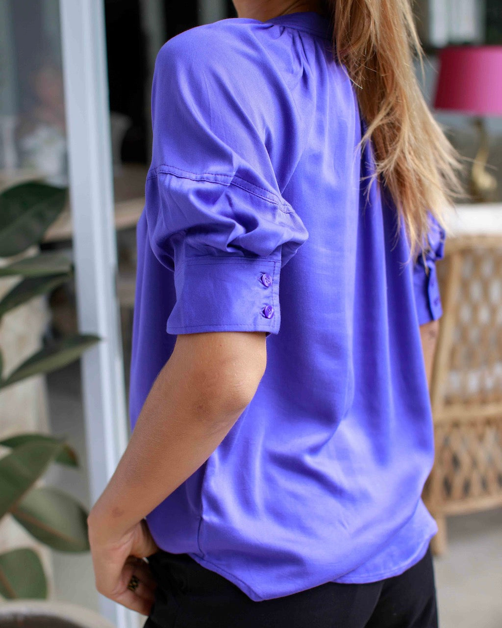 Claudia Top - Liberty Blue Bamboo