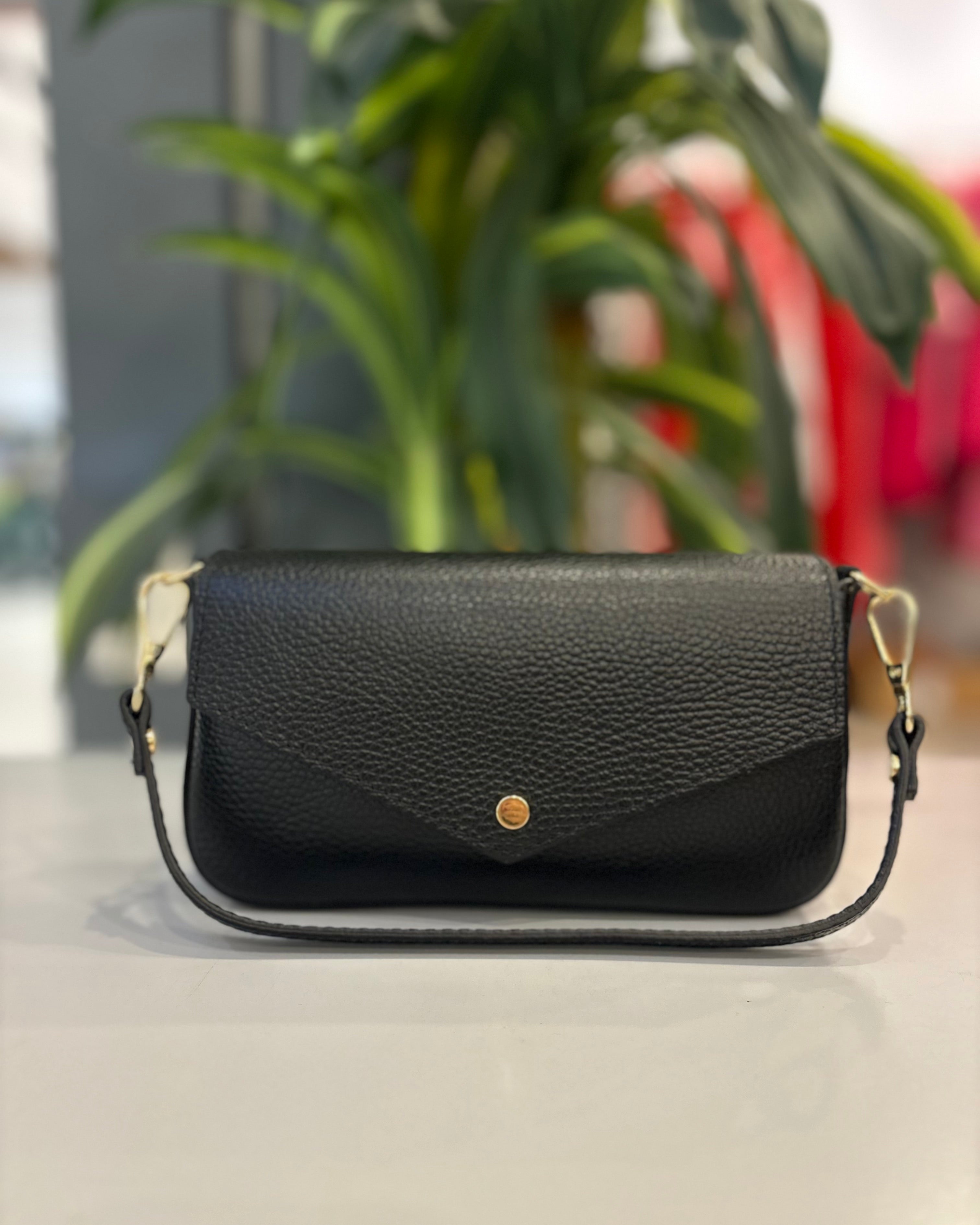 Ferrara Envelope Bag - Black