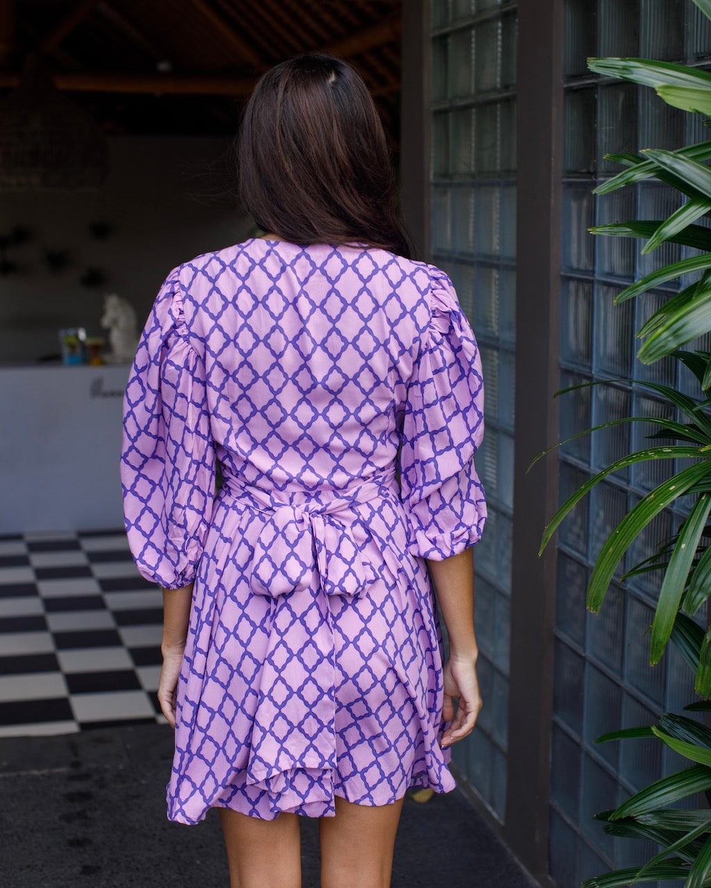 Freya Dress - Lavender/Liberty Blue Marquis