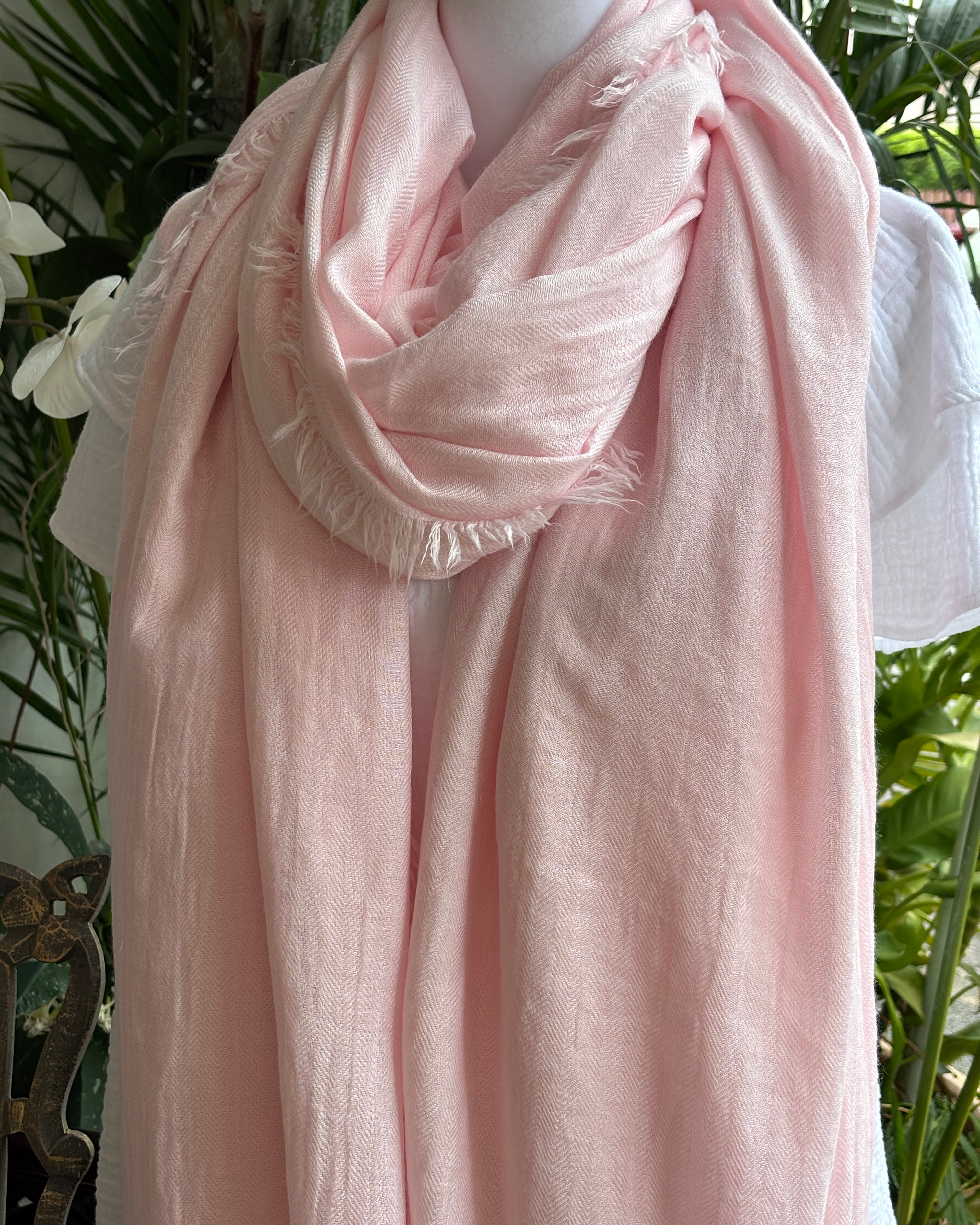 Pale Pink Shawl