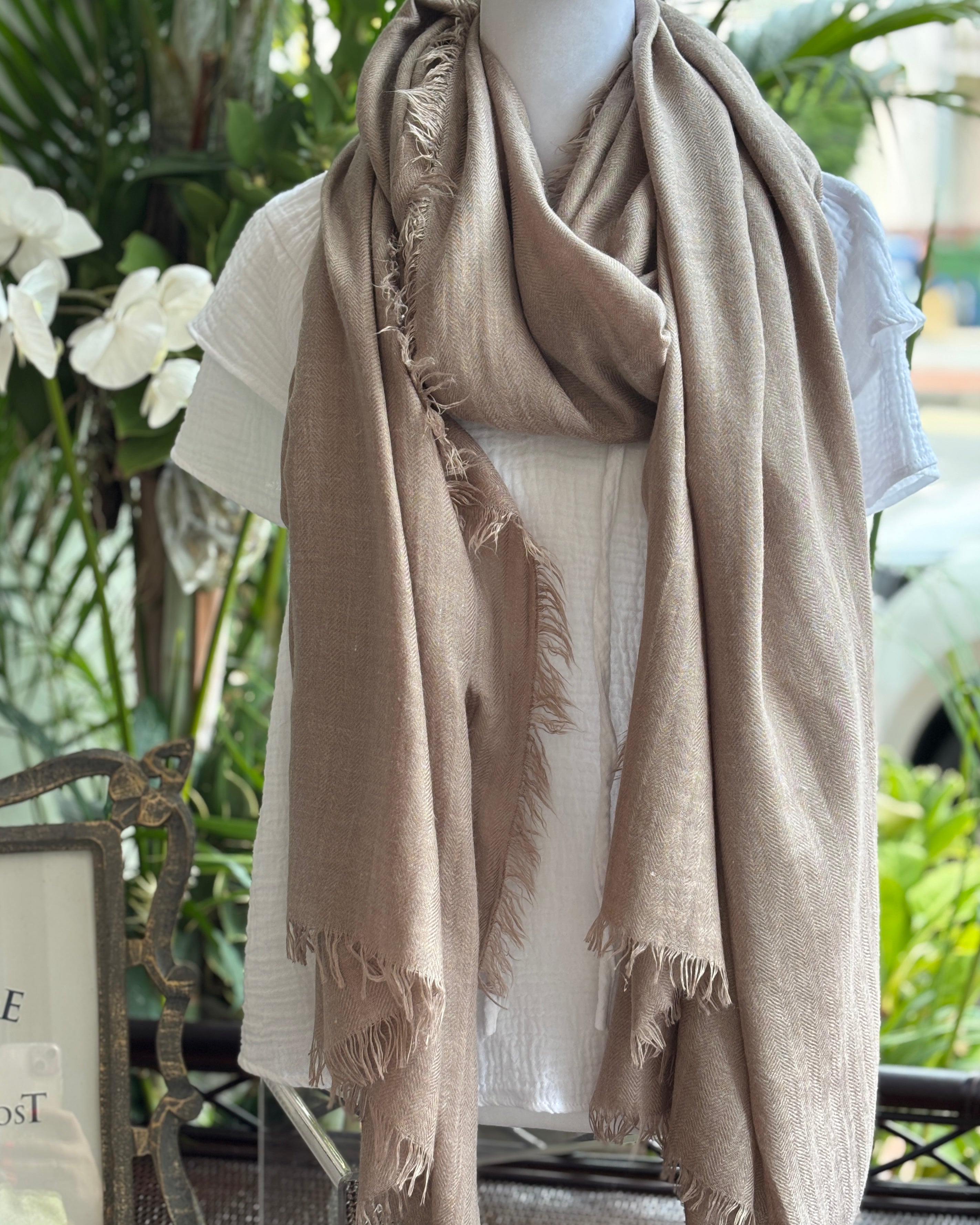 Taupe Shawl