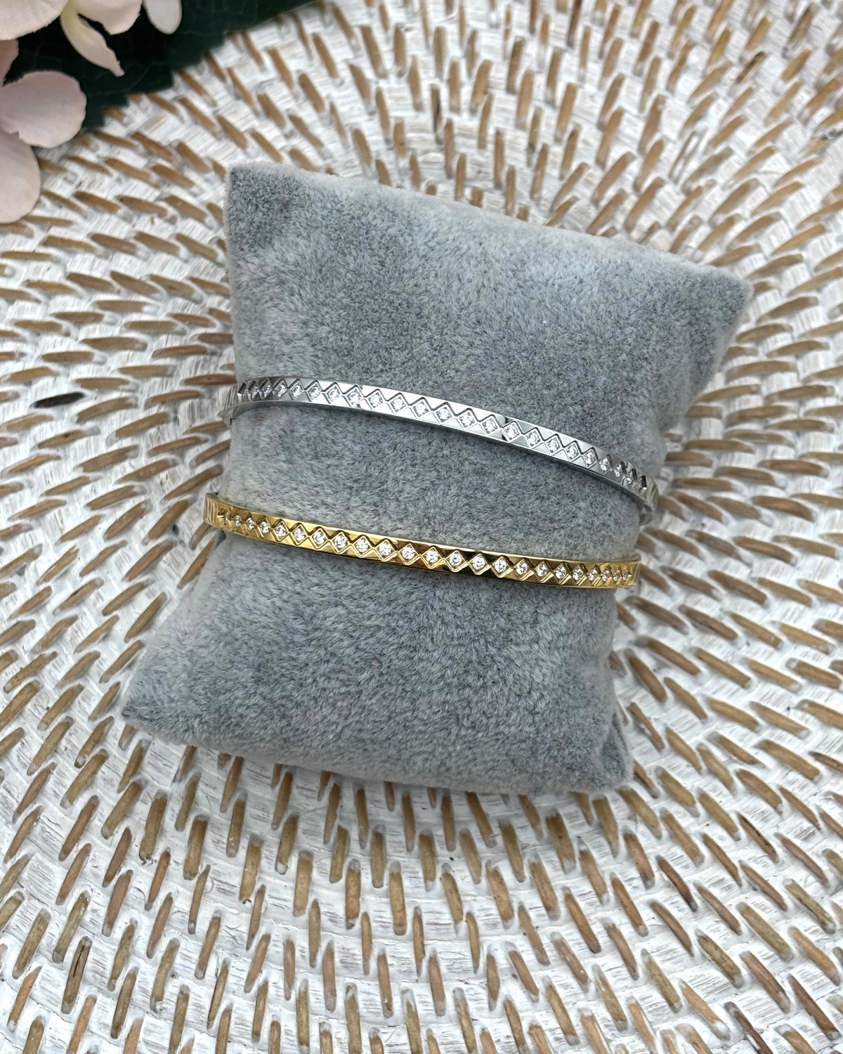 Paris Bangle - Rhinestone