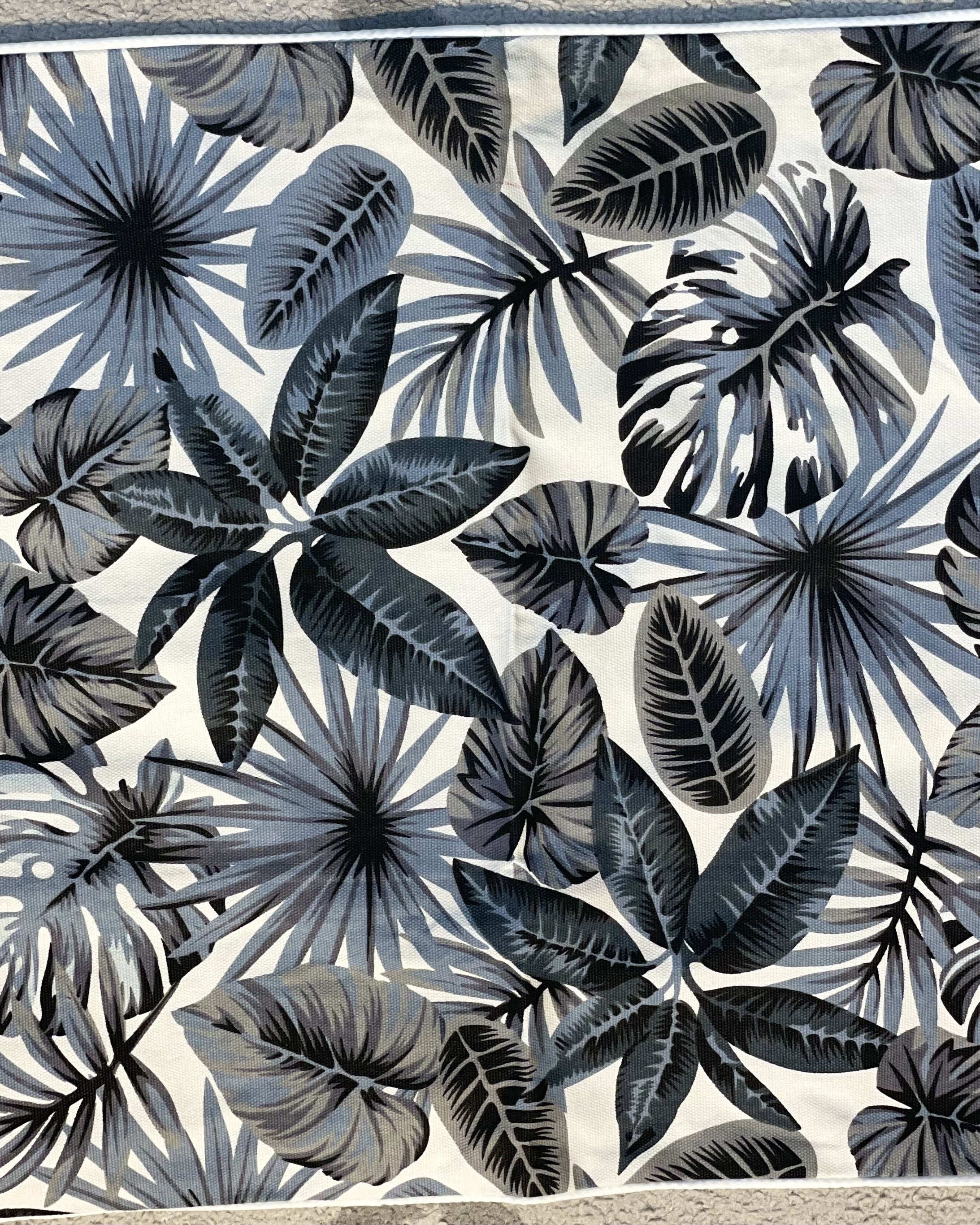 Tropis Grey/Blue Cushion Cover