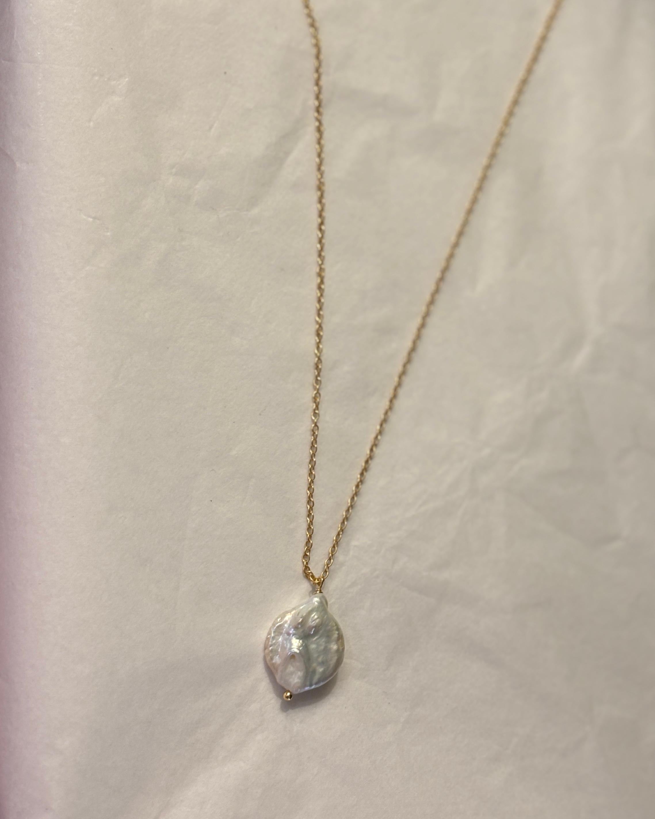 Lima Drop Pearl Necklace