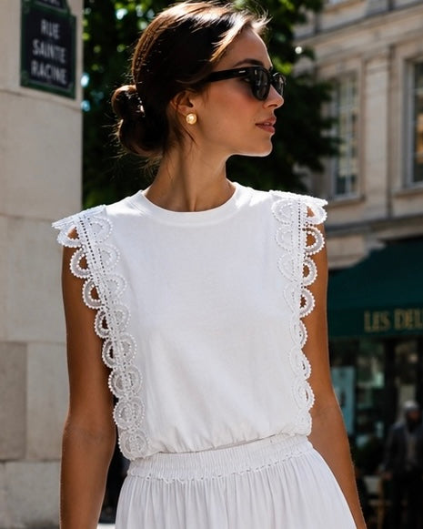Mathilde Top - White