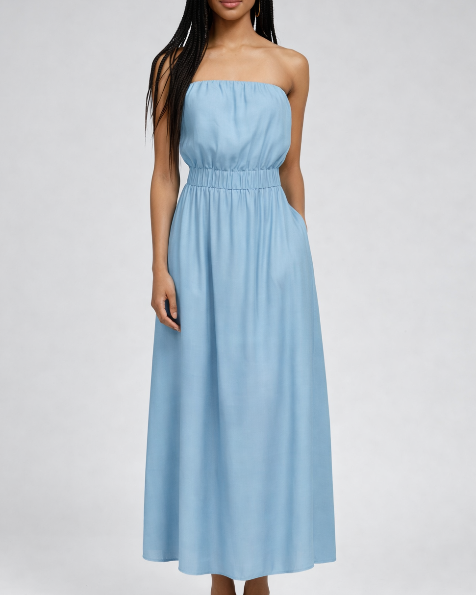 Milika Dress - Blue