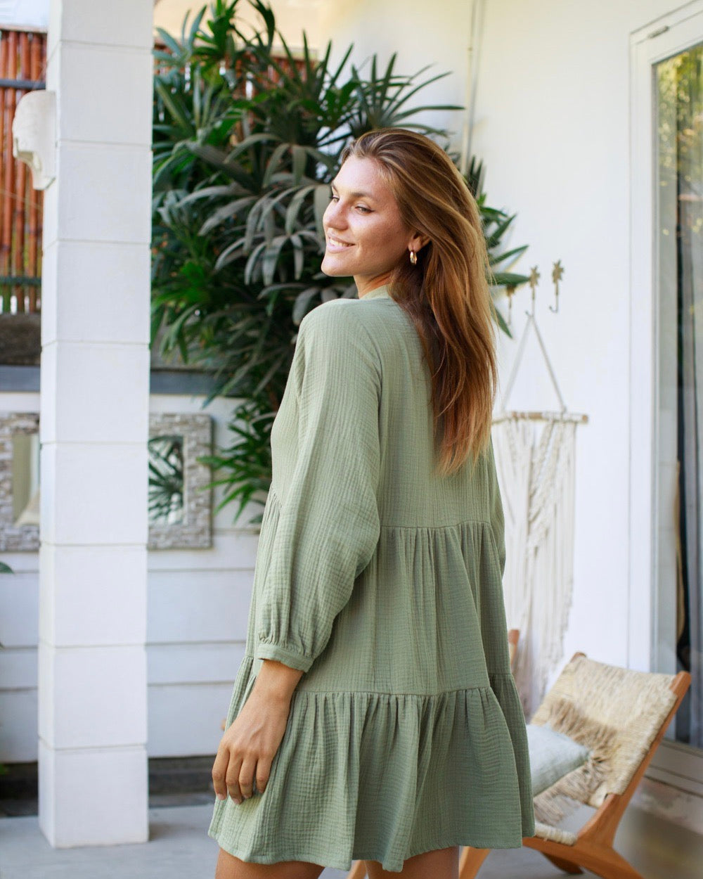Morgan Dress - Khaki