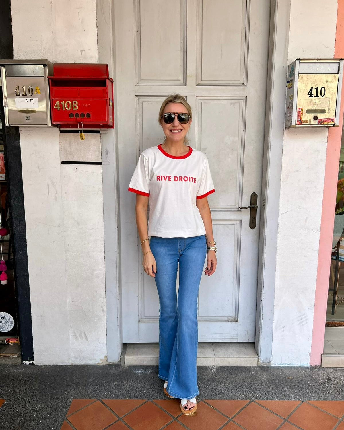 Rive Droite T-Shirt - Red