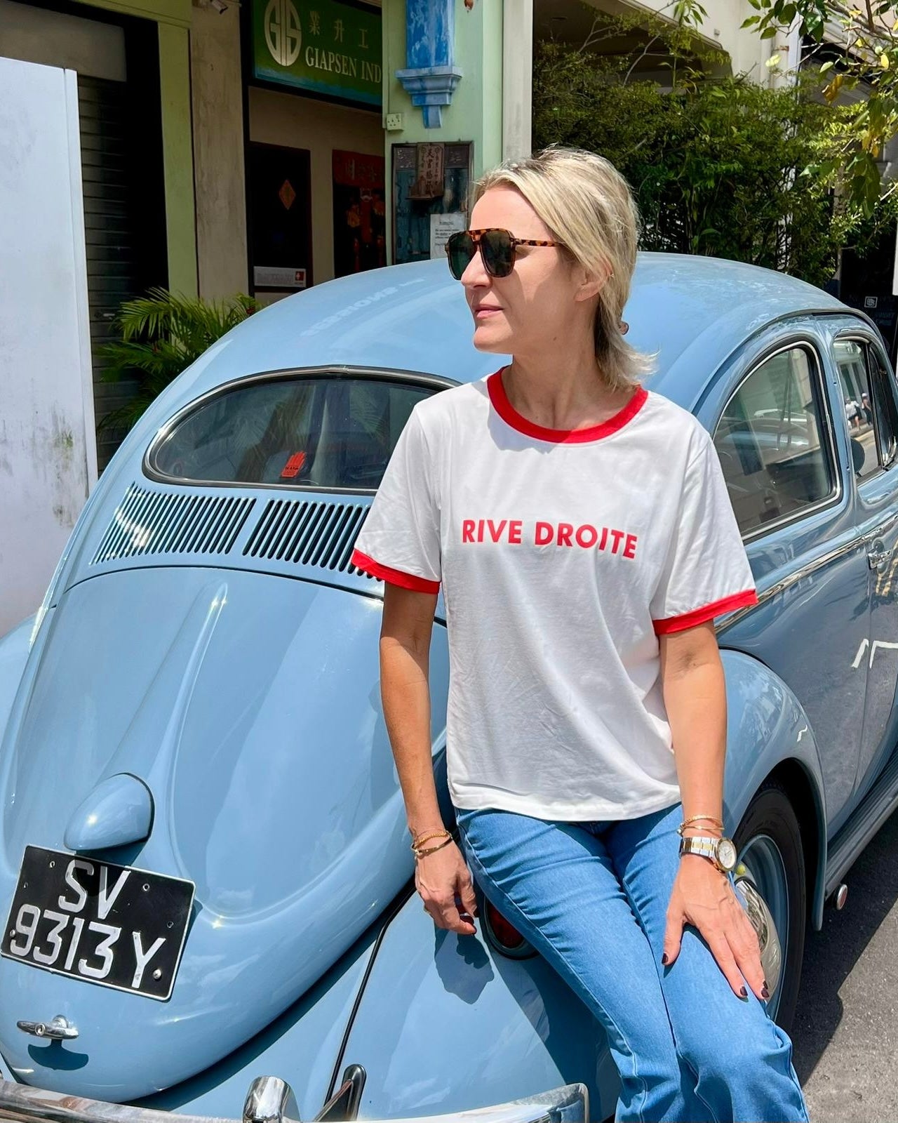 Rive Droite T-Shirt - Red