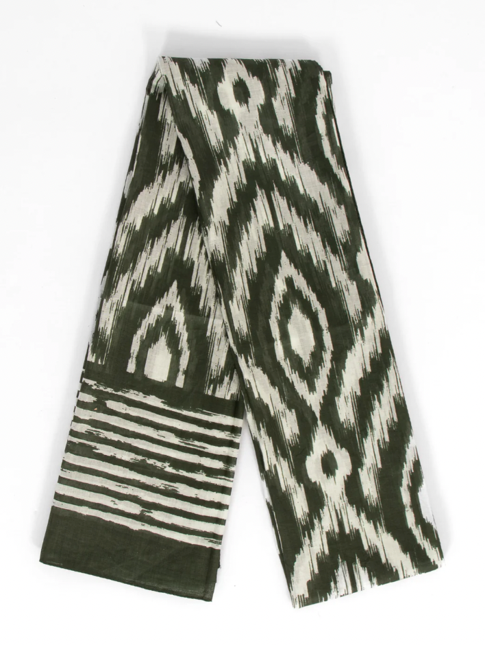 Khaki Aztec Scarf