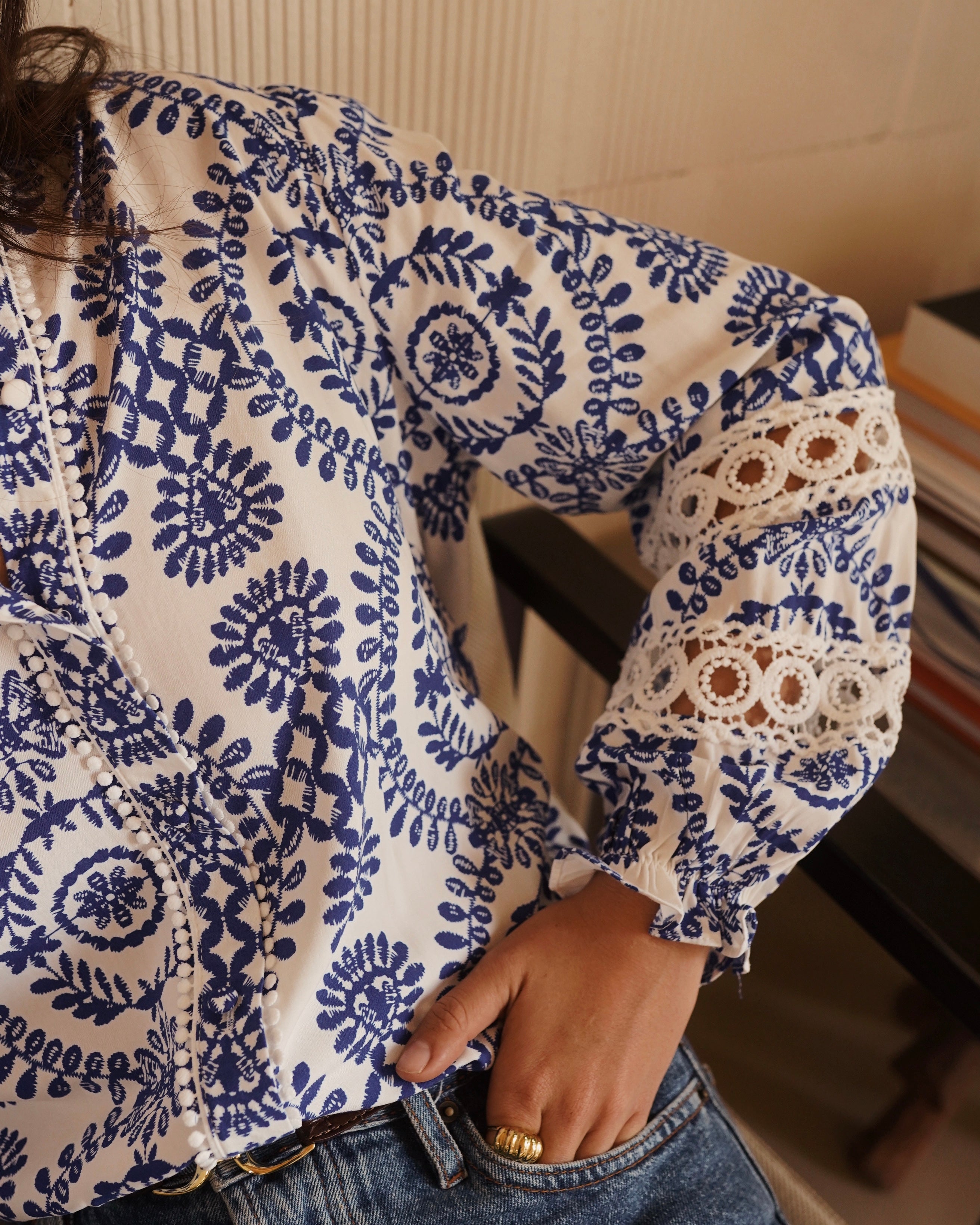 Sophie Blouse - Blue