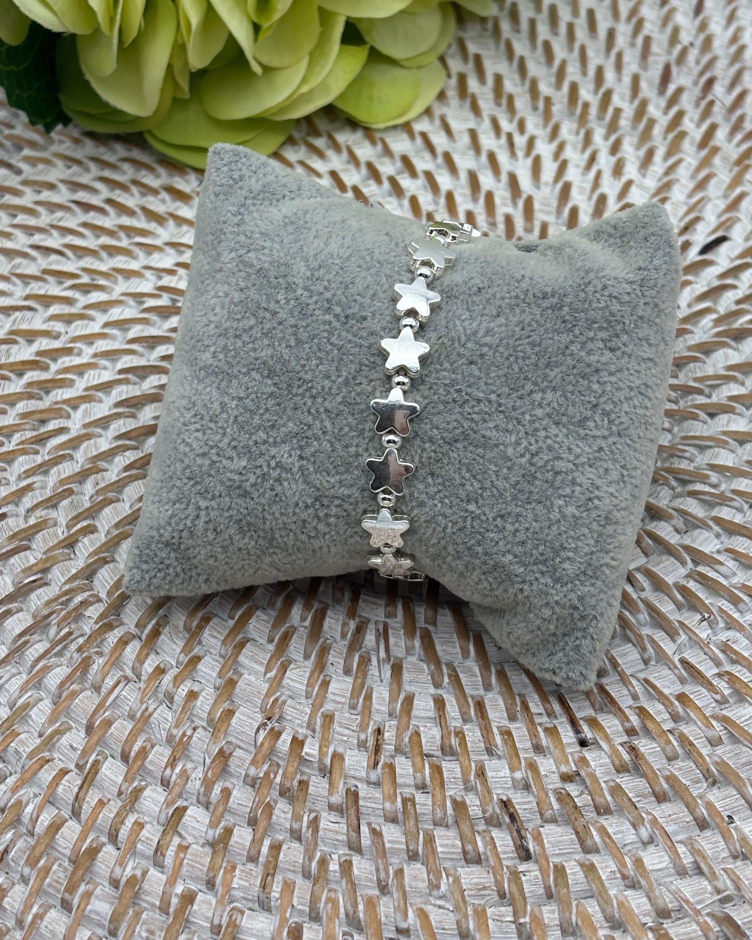 Stella Silver Star Bracelet - Small