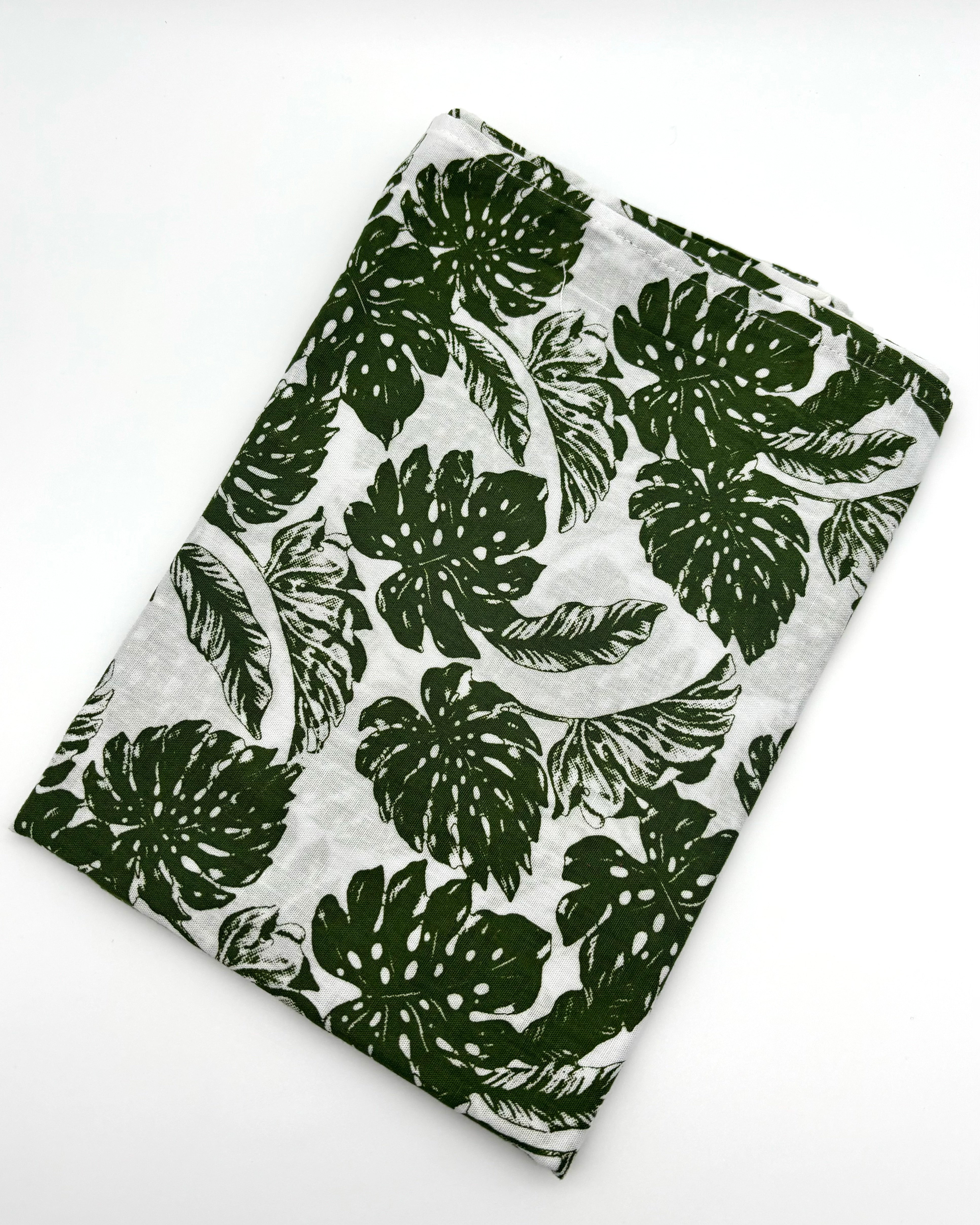 Table Runner - Green Tropical Leaf