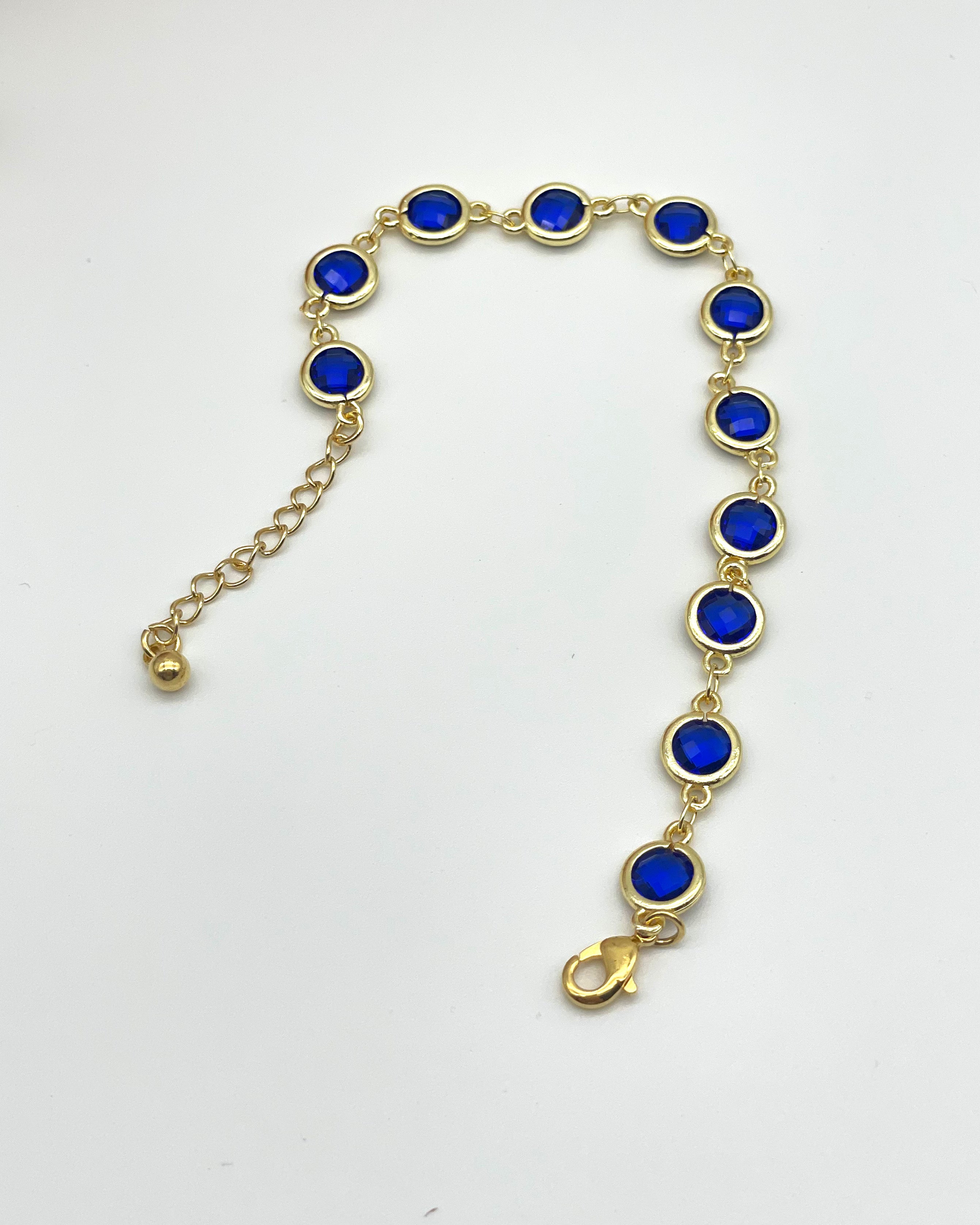 Tangier Bracelet - Gold/Cobalt