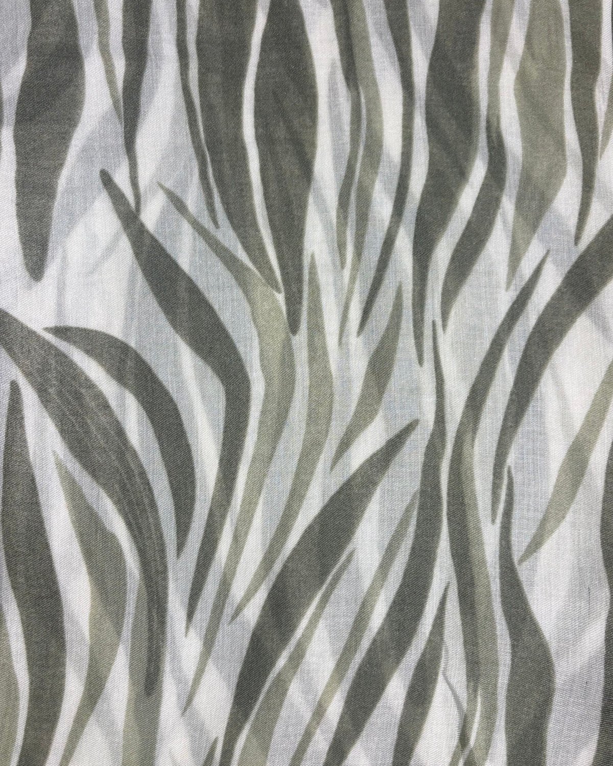 Khaki Wave Print Scarf