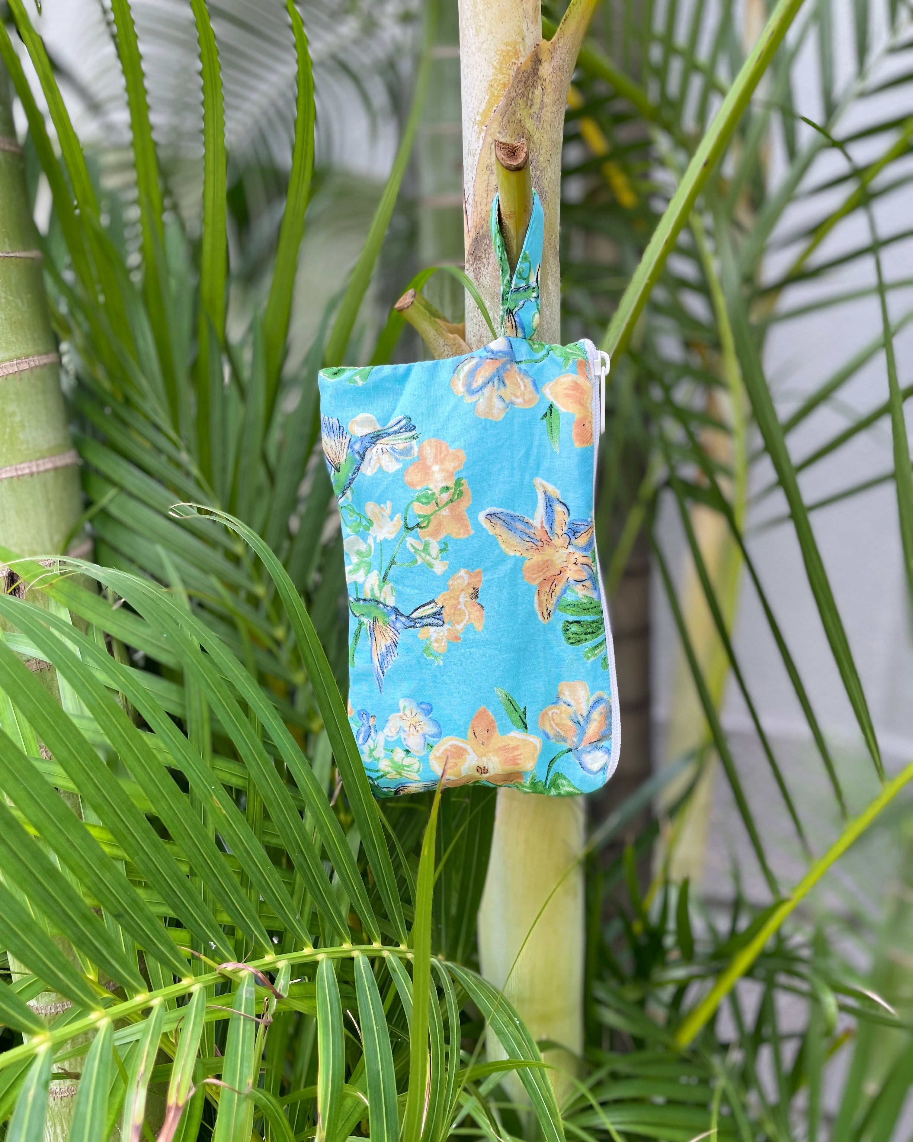 Bali Life Makeup Pouch - Sky Blue