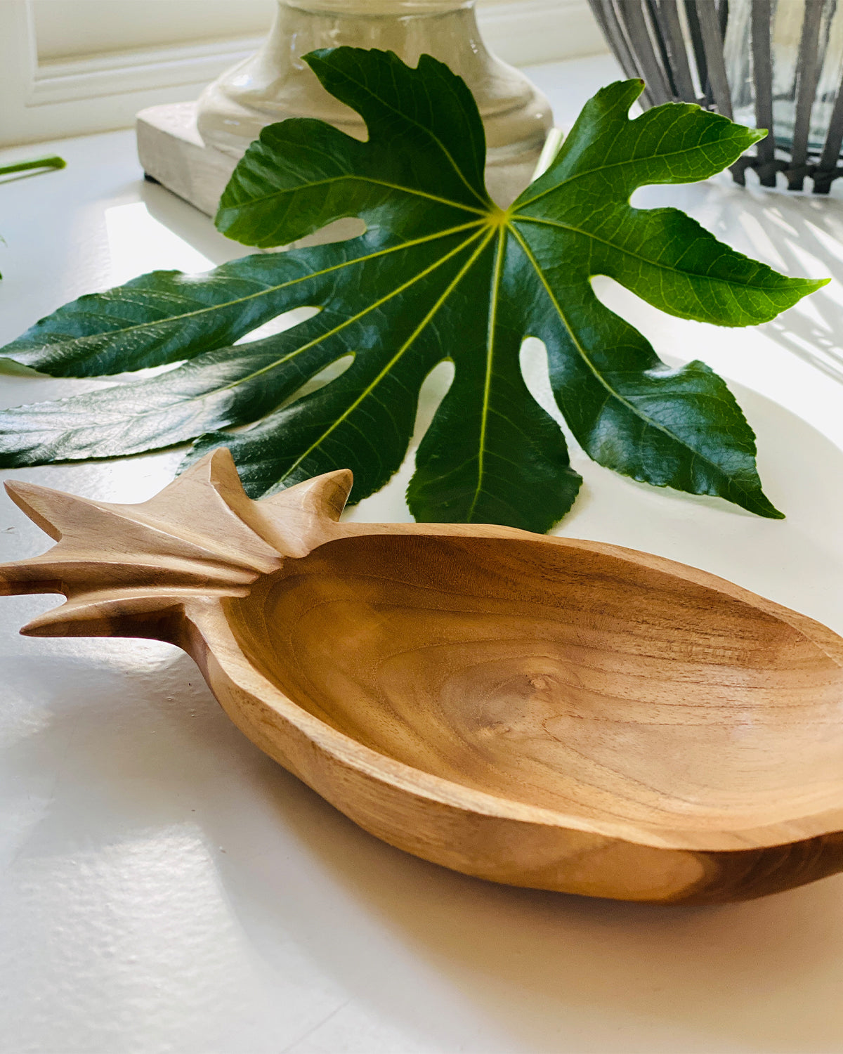Wooden Pineapple Dish
