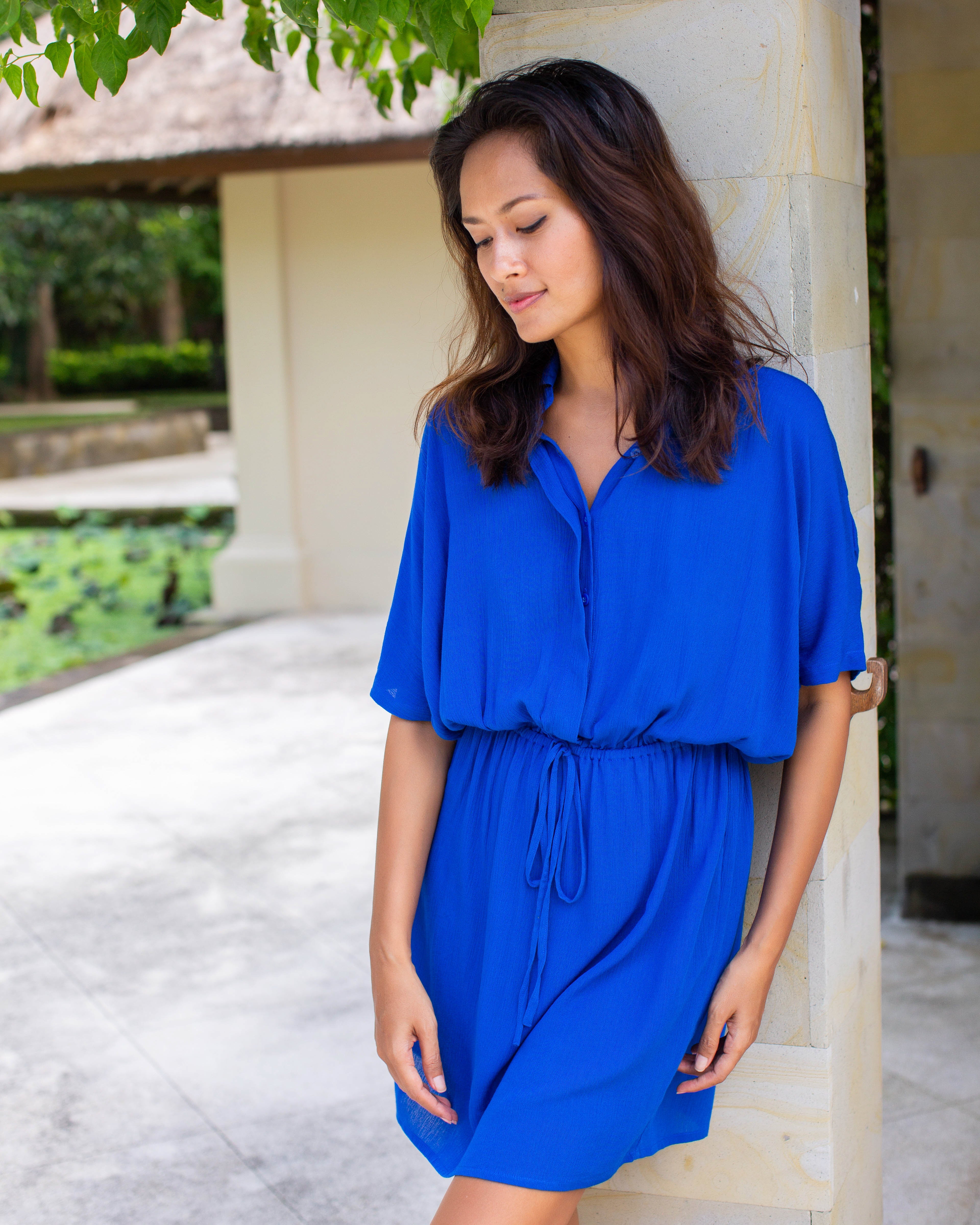 Priya Dress - Cobalt