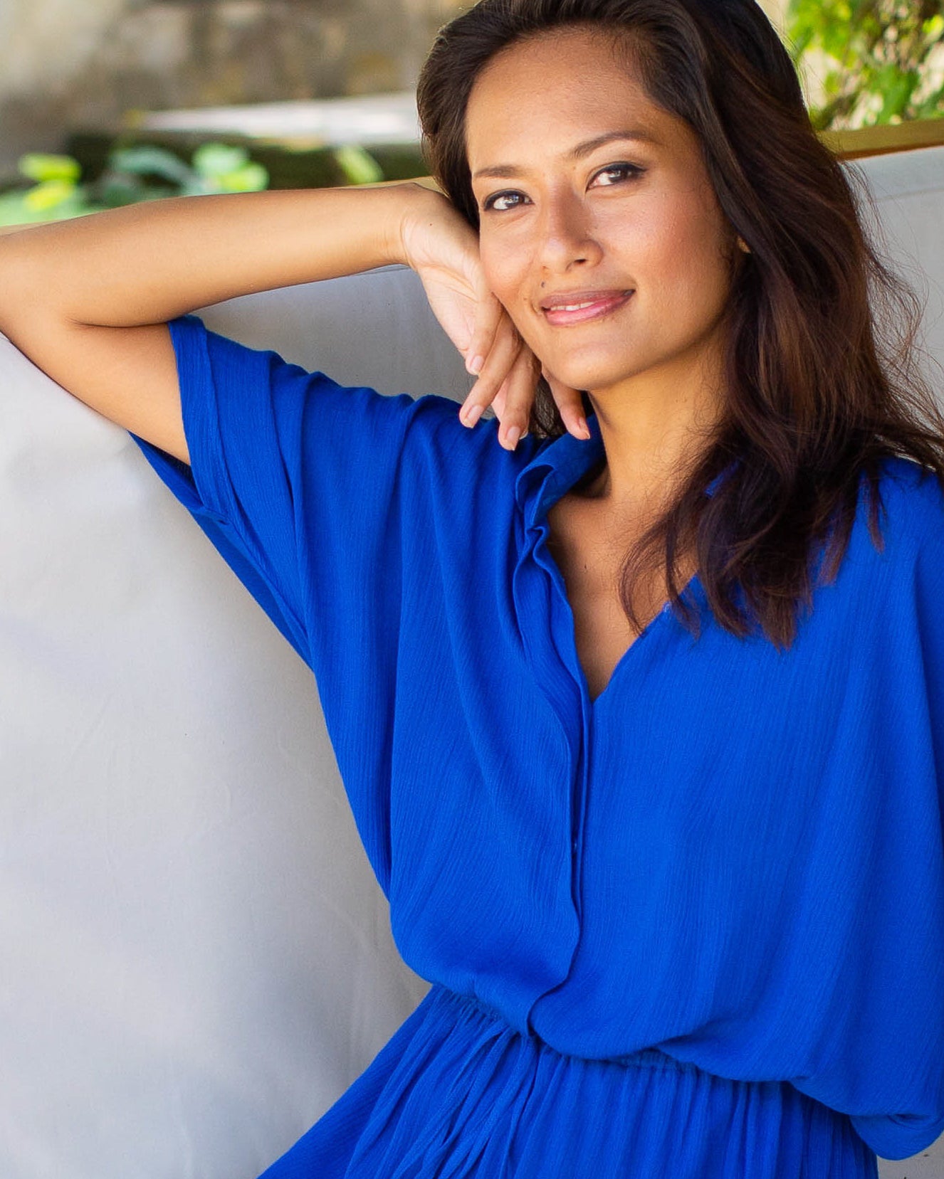 Priya Dress - Cobalt