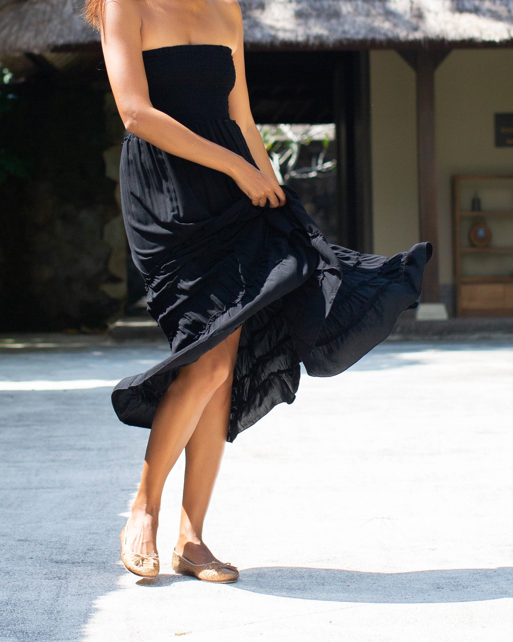 St Tropez Dress/Skirt - Black
