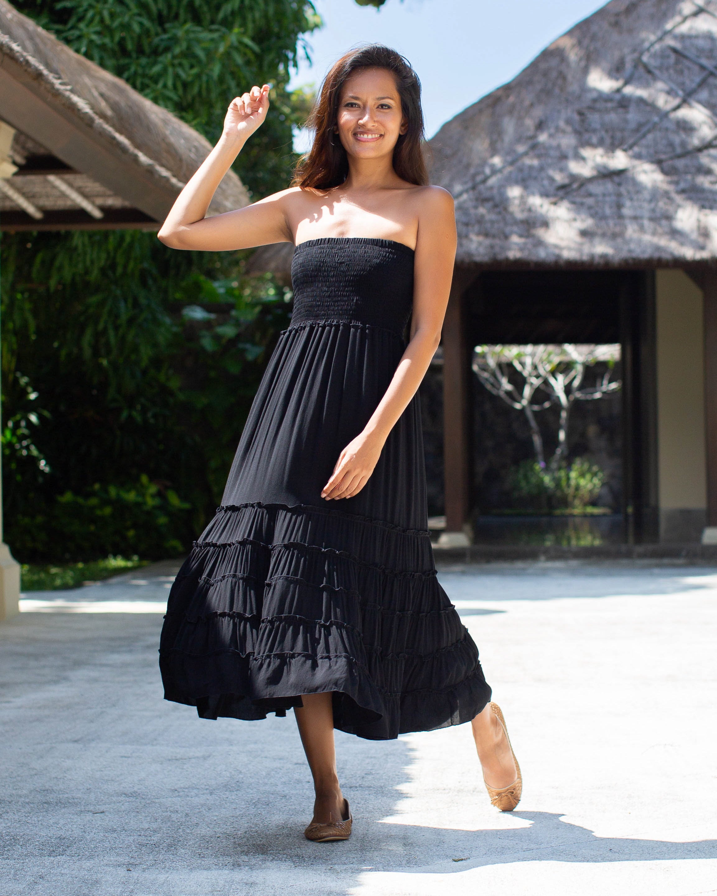St Tropez Dress/Skirt - Black