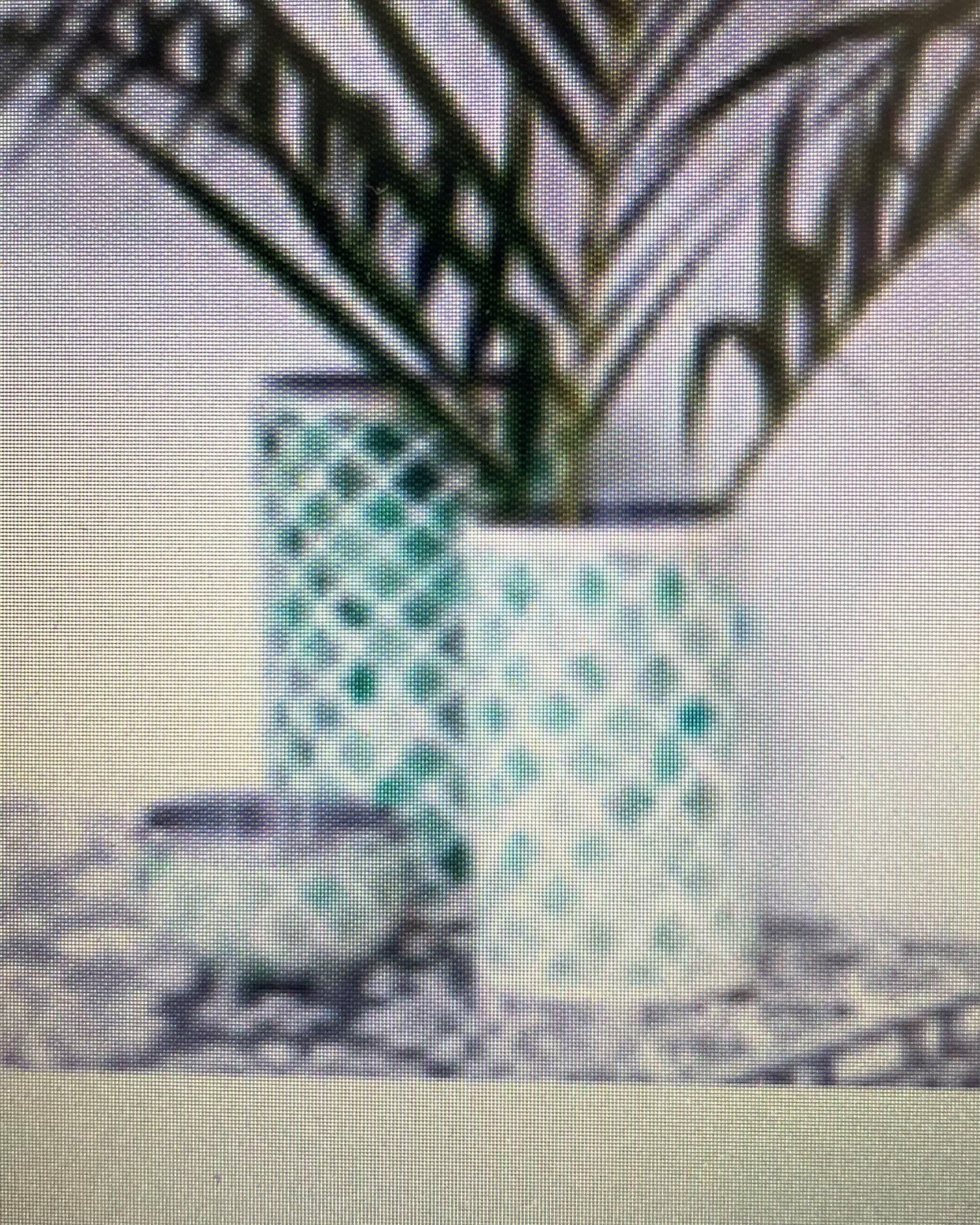 HB Vase - Green Clouds