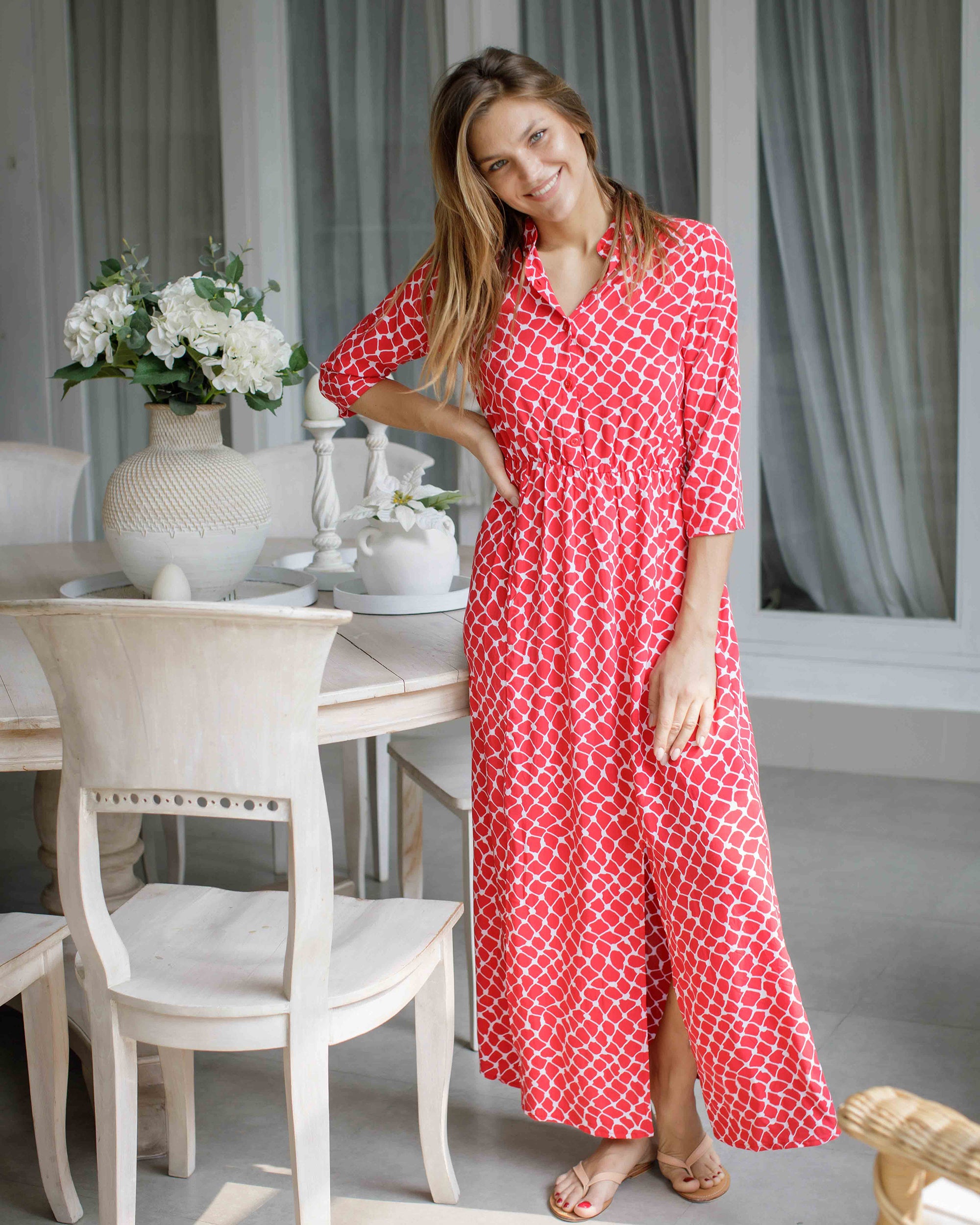 Harlow Dress - Raspberry Rose Net