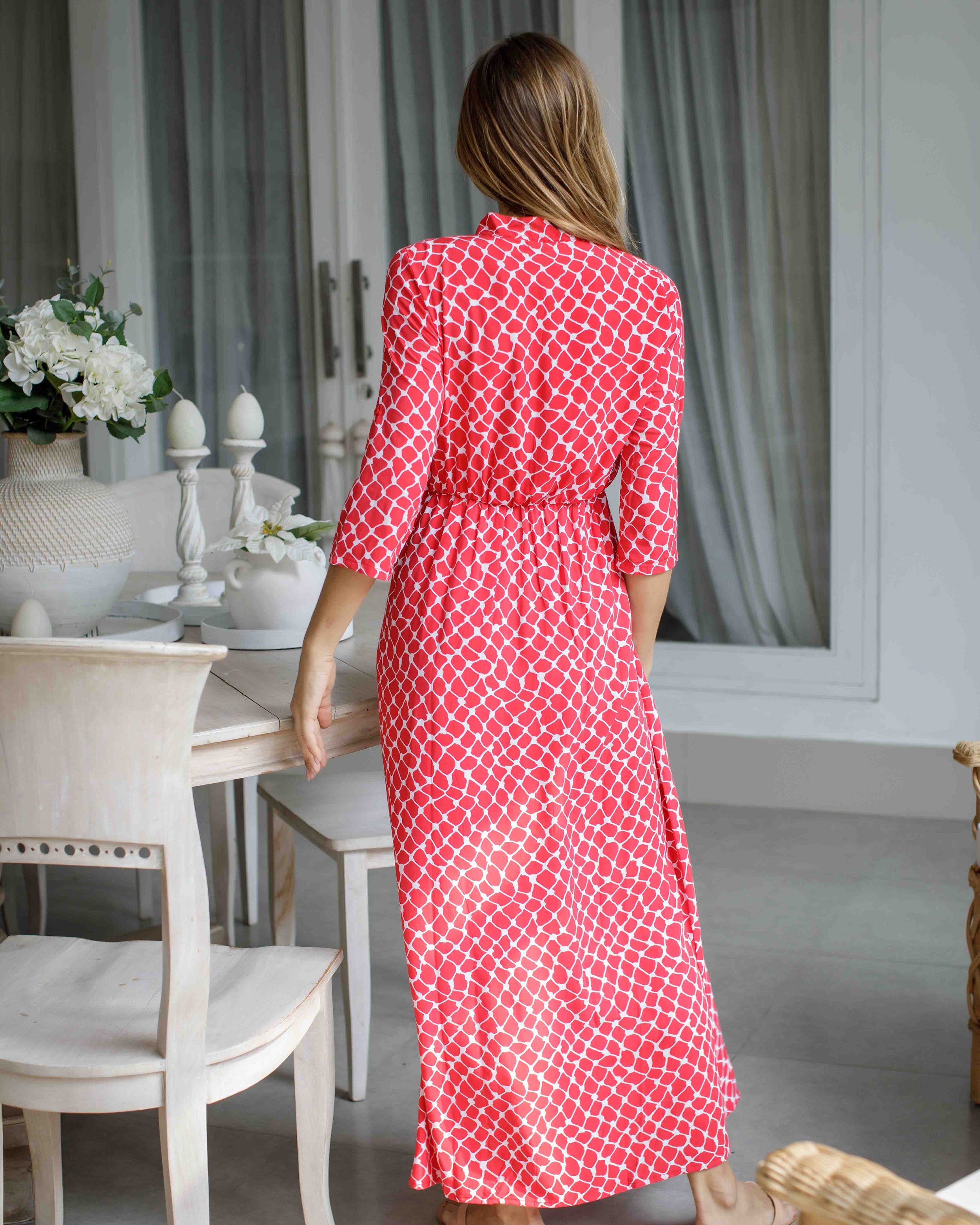 Harlow Dress - Raspberry Rose Net
