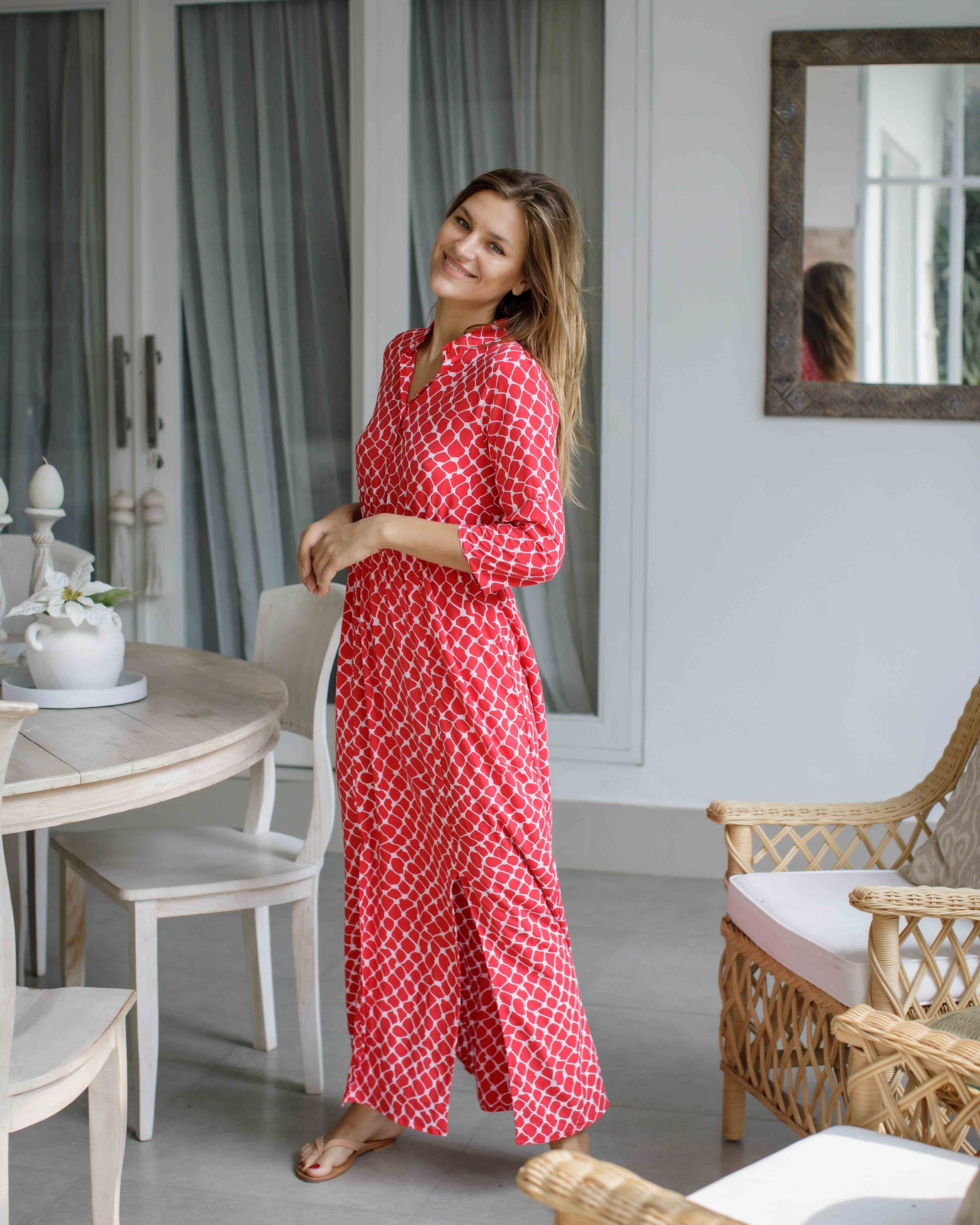 Harlow Dress - Raspberry Rose Net