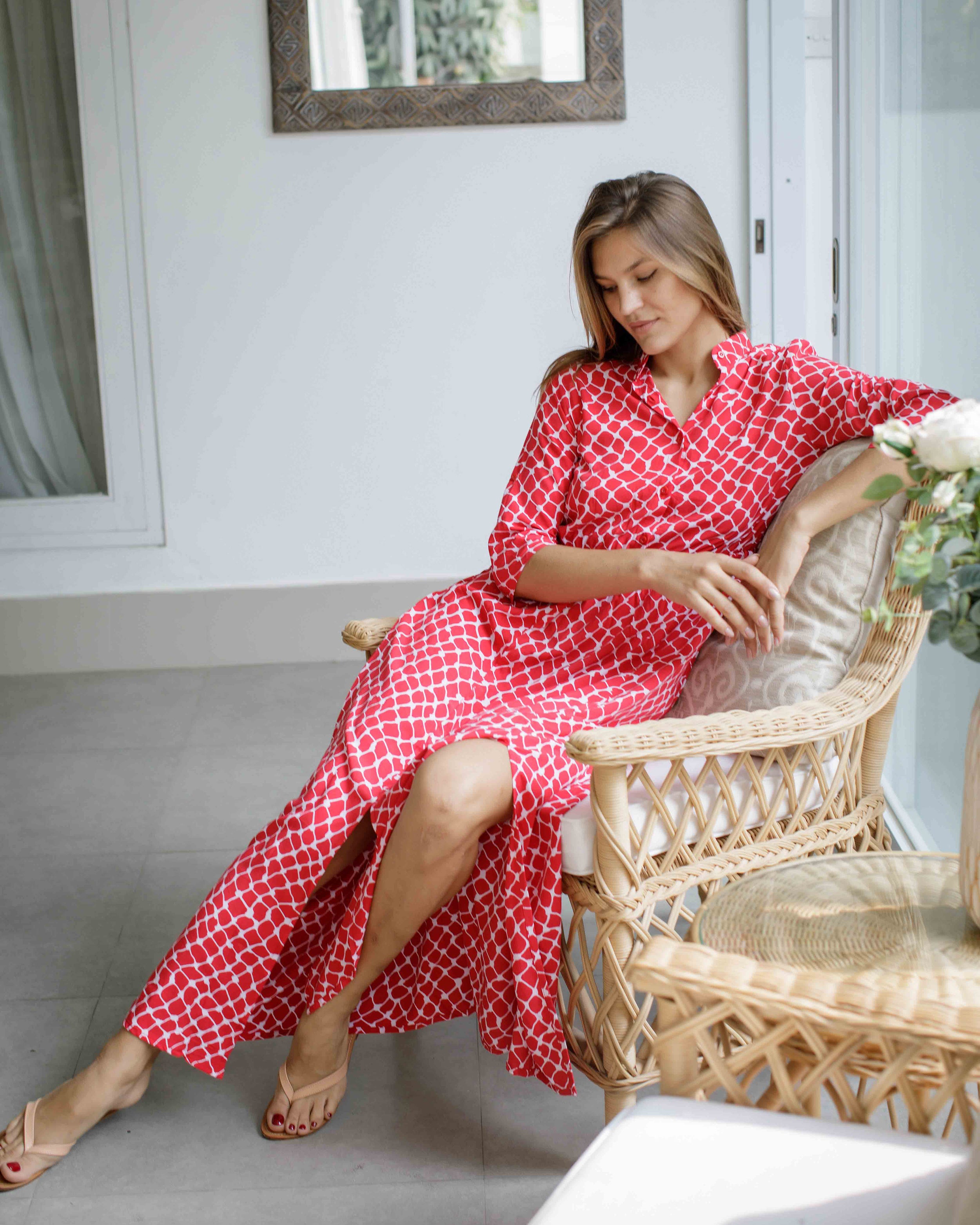 Harlow Dress - Raspberry Rose Net