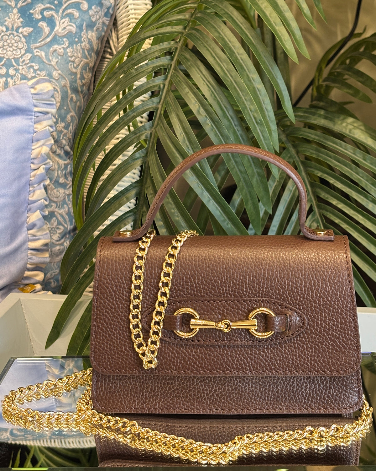 Versailles Leather Bag - Mocha