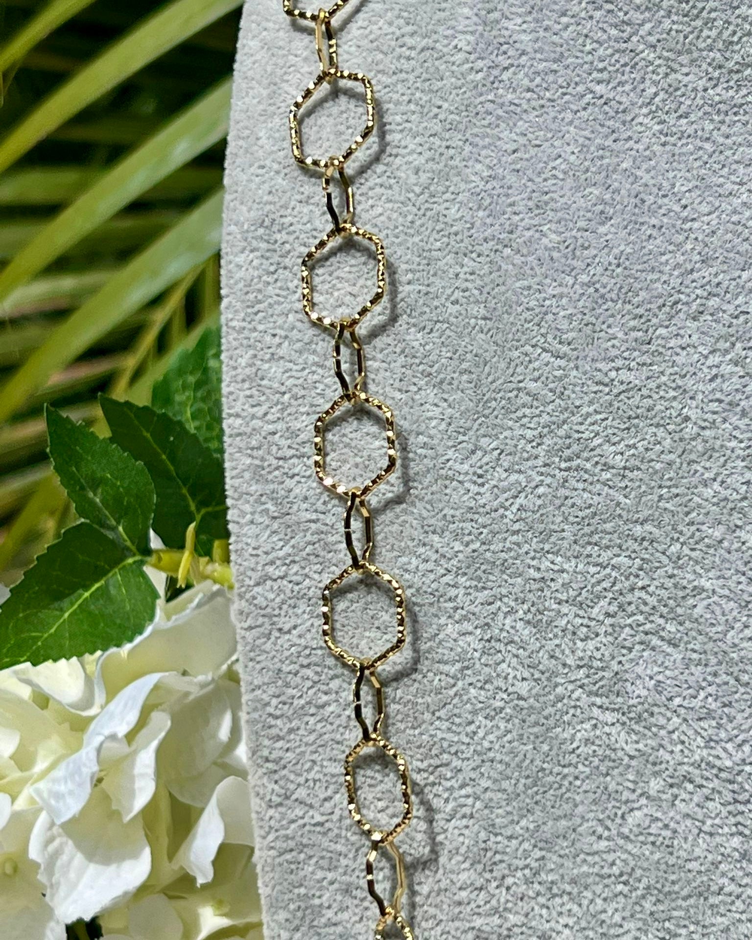 Arusha - Long Hexagon Necklace