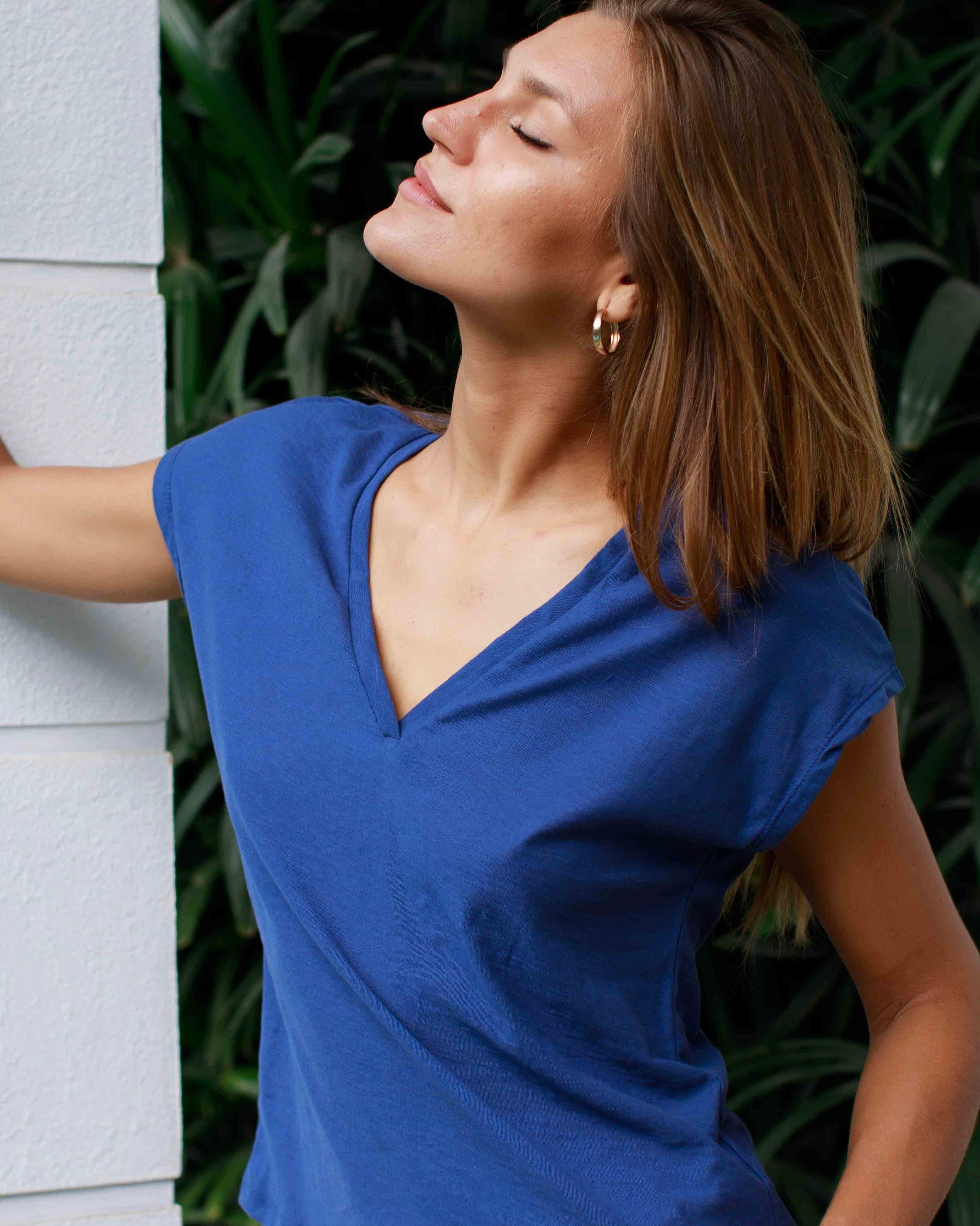 Ada T Shirt - Navy