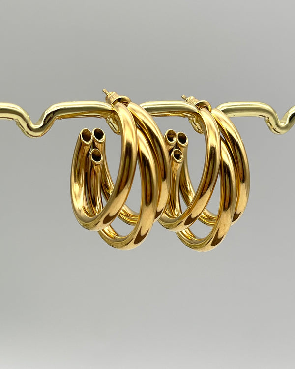 Alba - Hoop Earrings