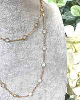 Alicia - Circle Linked Long Necklace