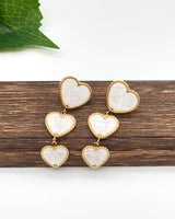 Amore - Mother of Pearl Drop Earrings