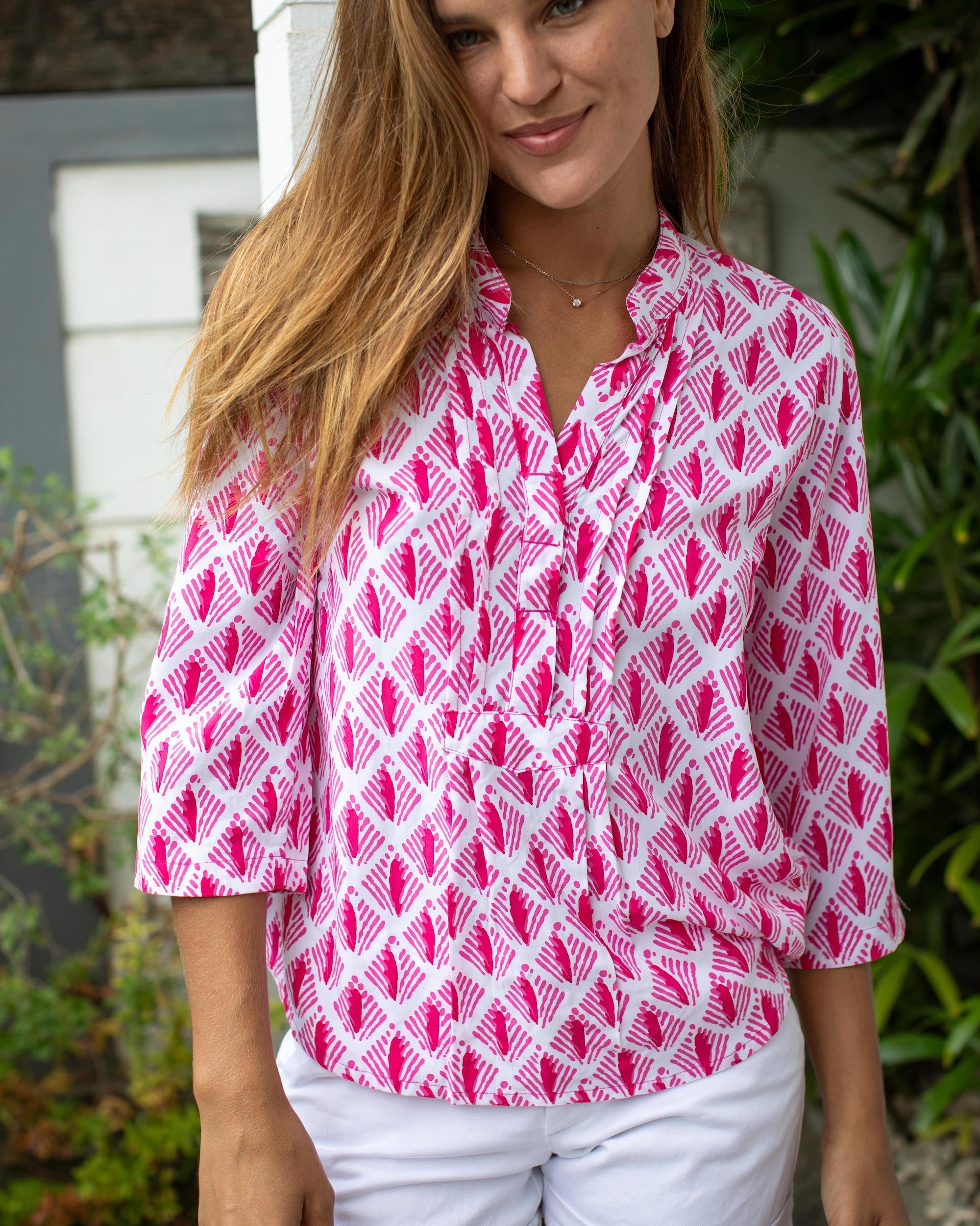 Carlie Top - Pink Arrow
