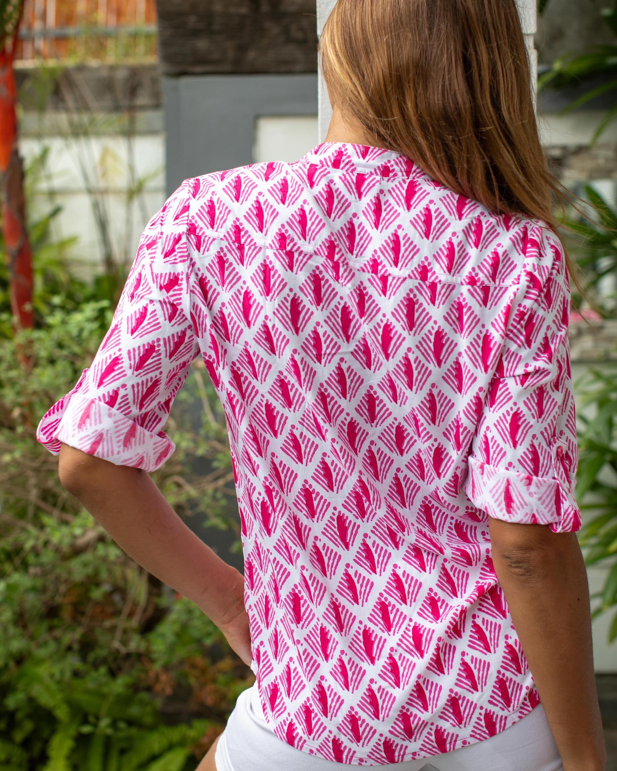 Carlie Top - Pink Arrow