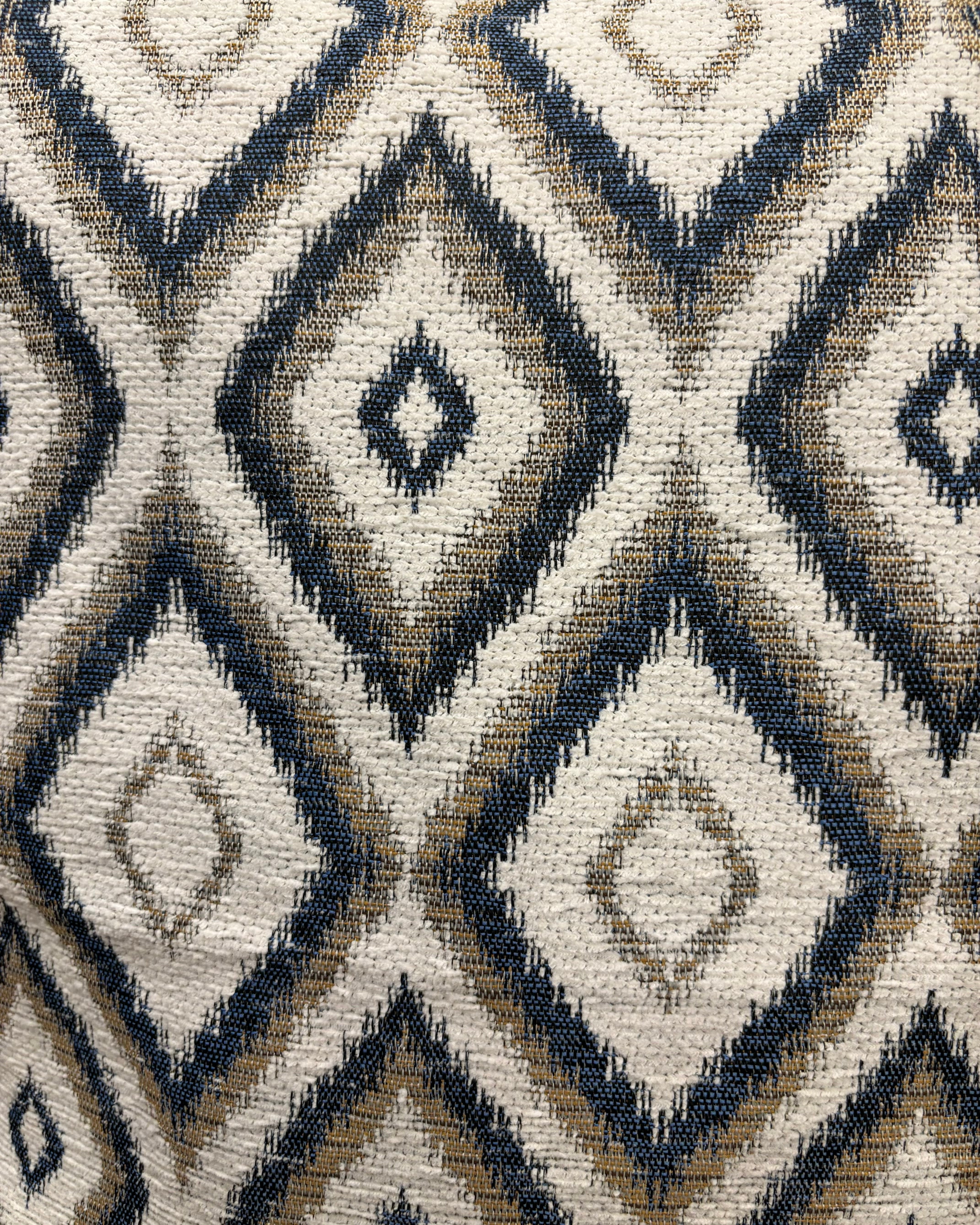 Dolcezza Navy/Beige Diamond Cushion Cover