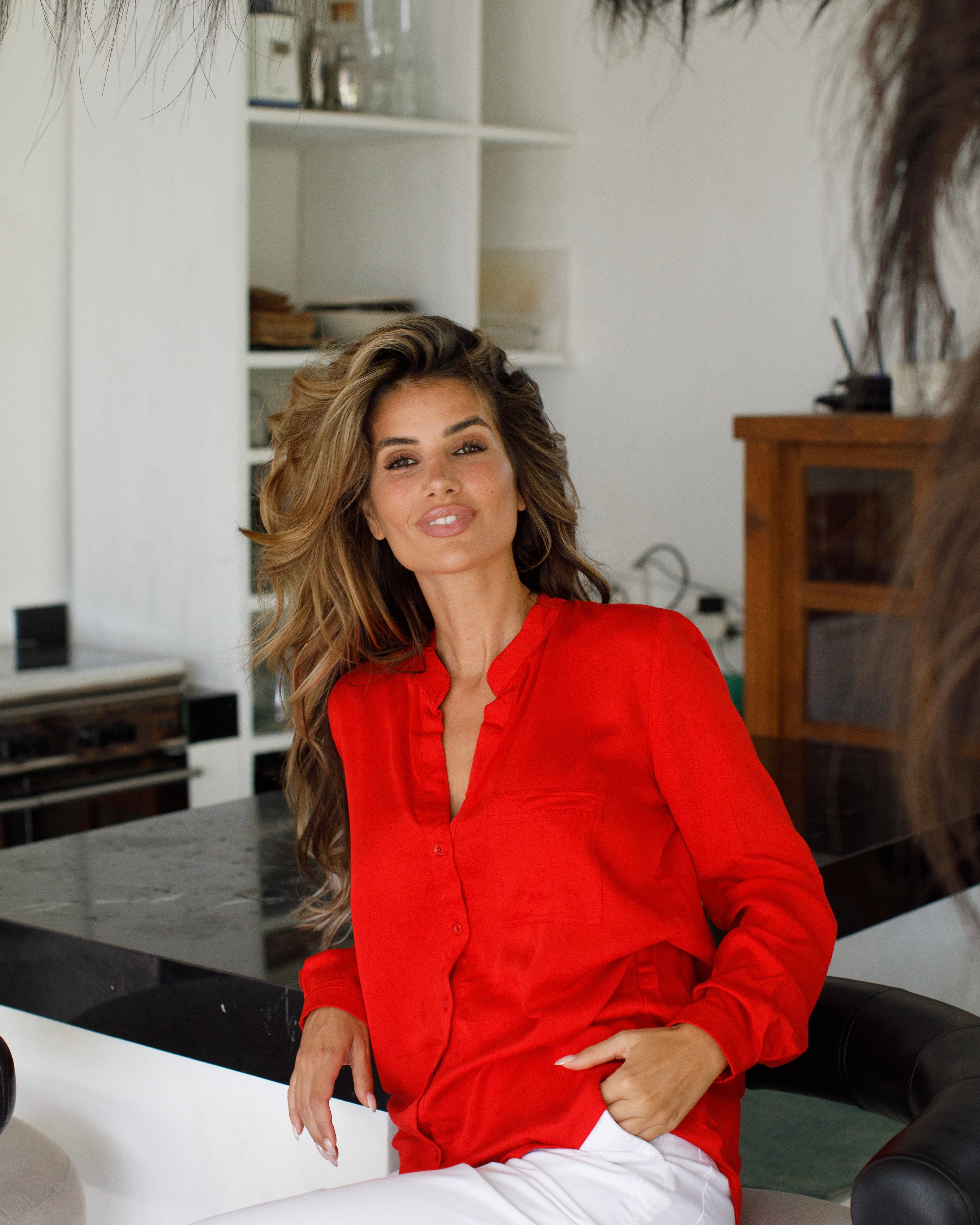 Eden Shirt - Red Bamboo