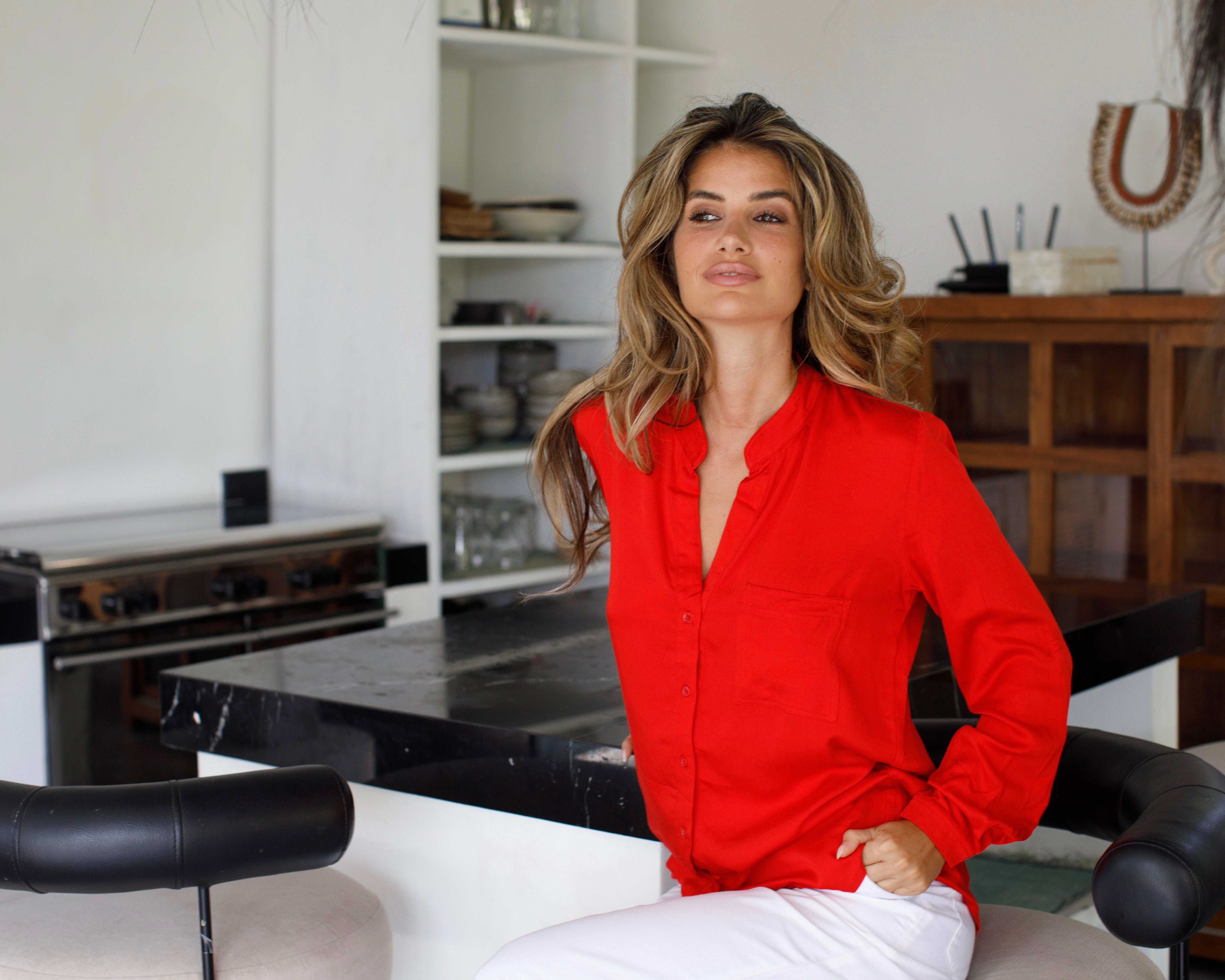 Eden Shirt - Red Bamboo