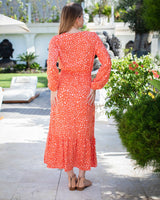 Emilia Dress - Orange Petal