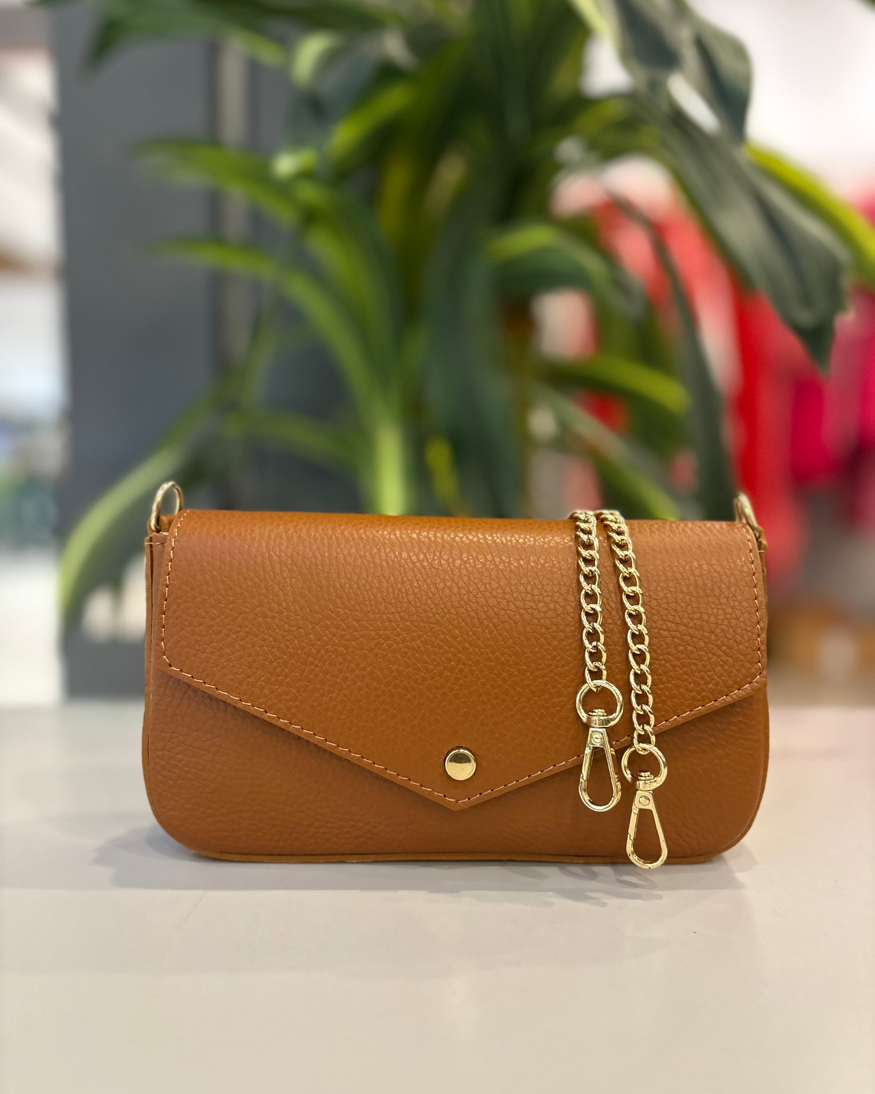 Ferrara Envelope Bag - Tan