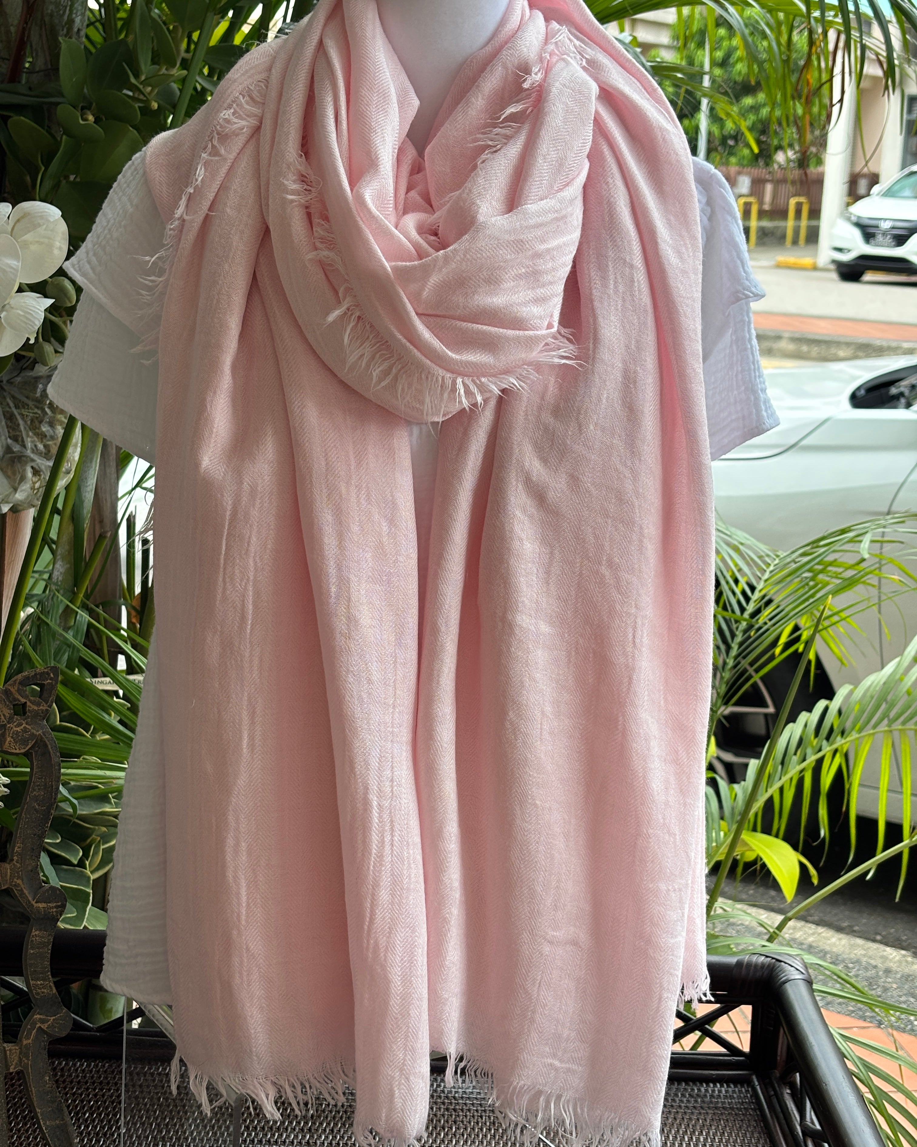 Pale Pink Shawl