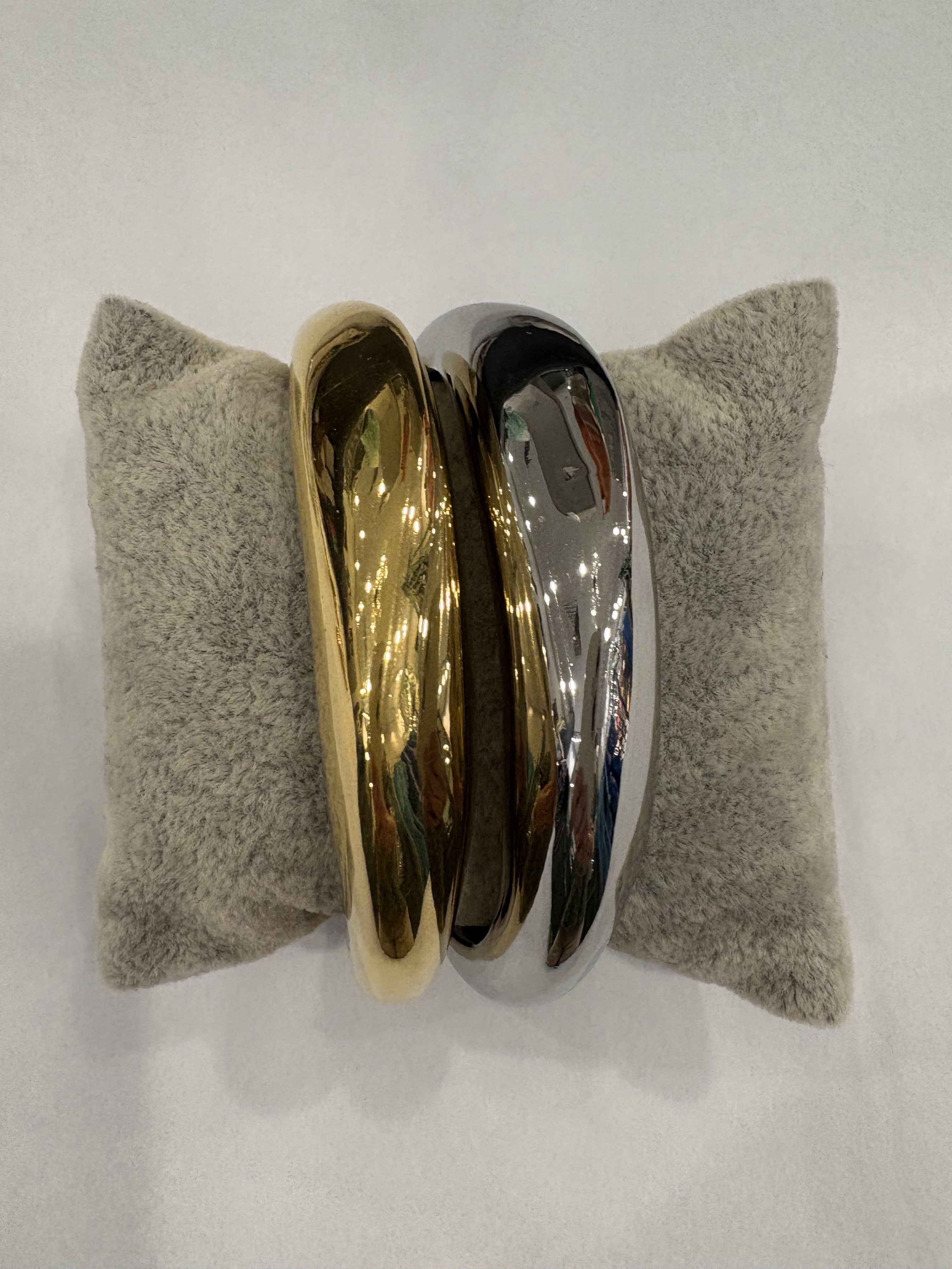 Paris Bangle - Chunky Twisted Cuff