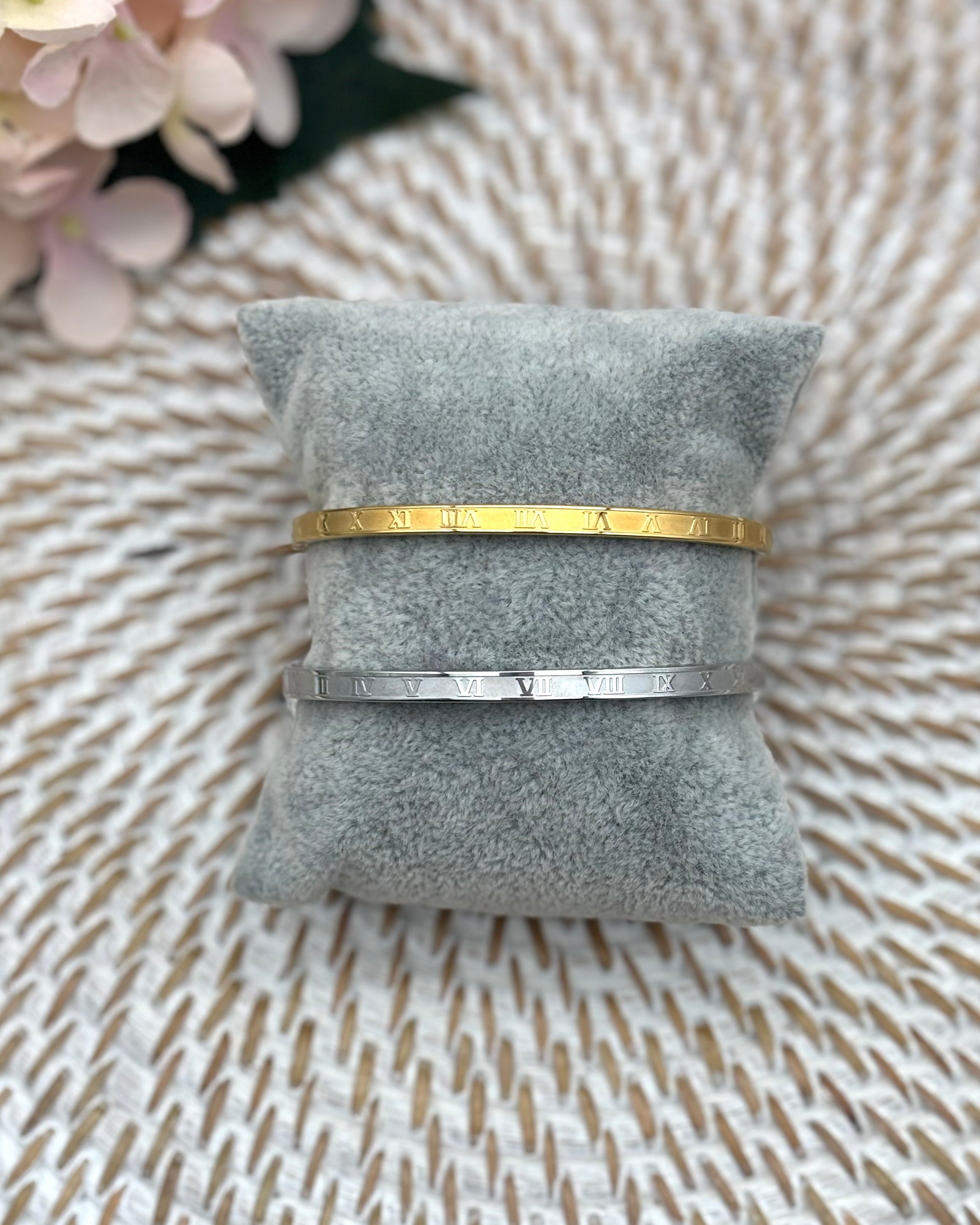 Paris Bangle - Roman Numerals